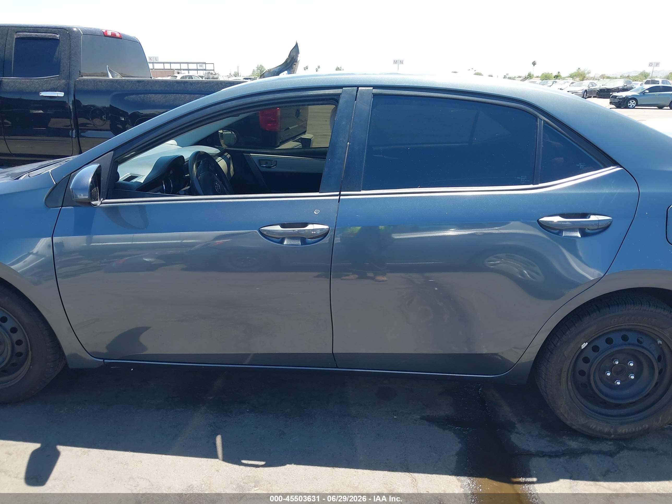 2014 Toyota Corolla Le Navy vin: 5YFBURHE0EP099630