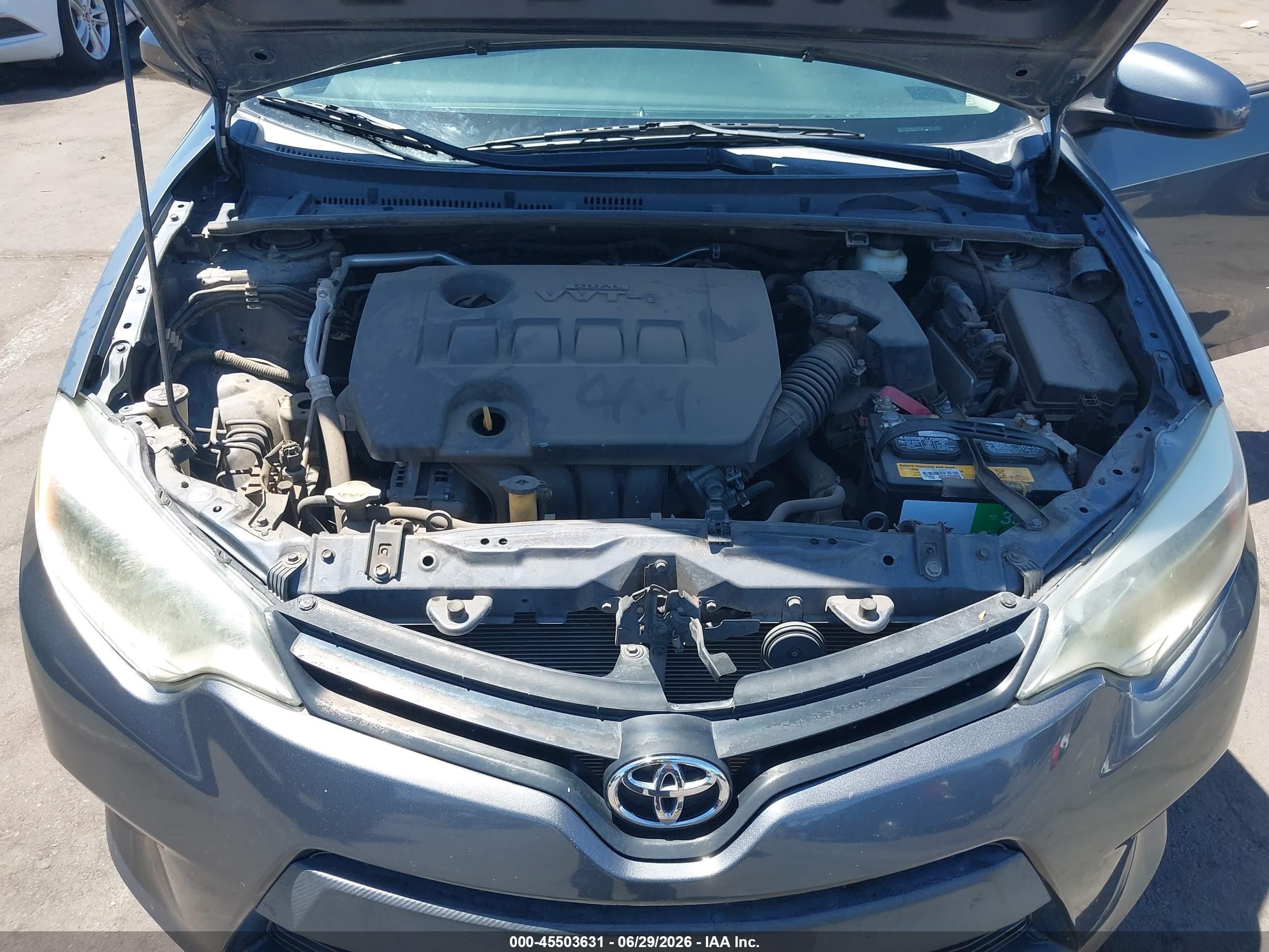 2014 Toyota Corolla Le Navy vin: 5YFBURHE0EP099630