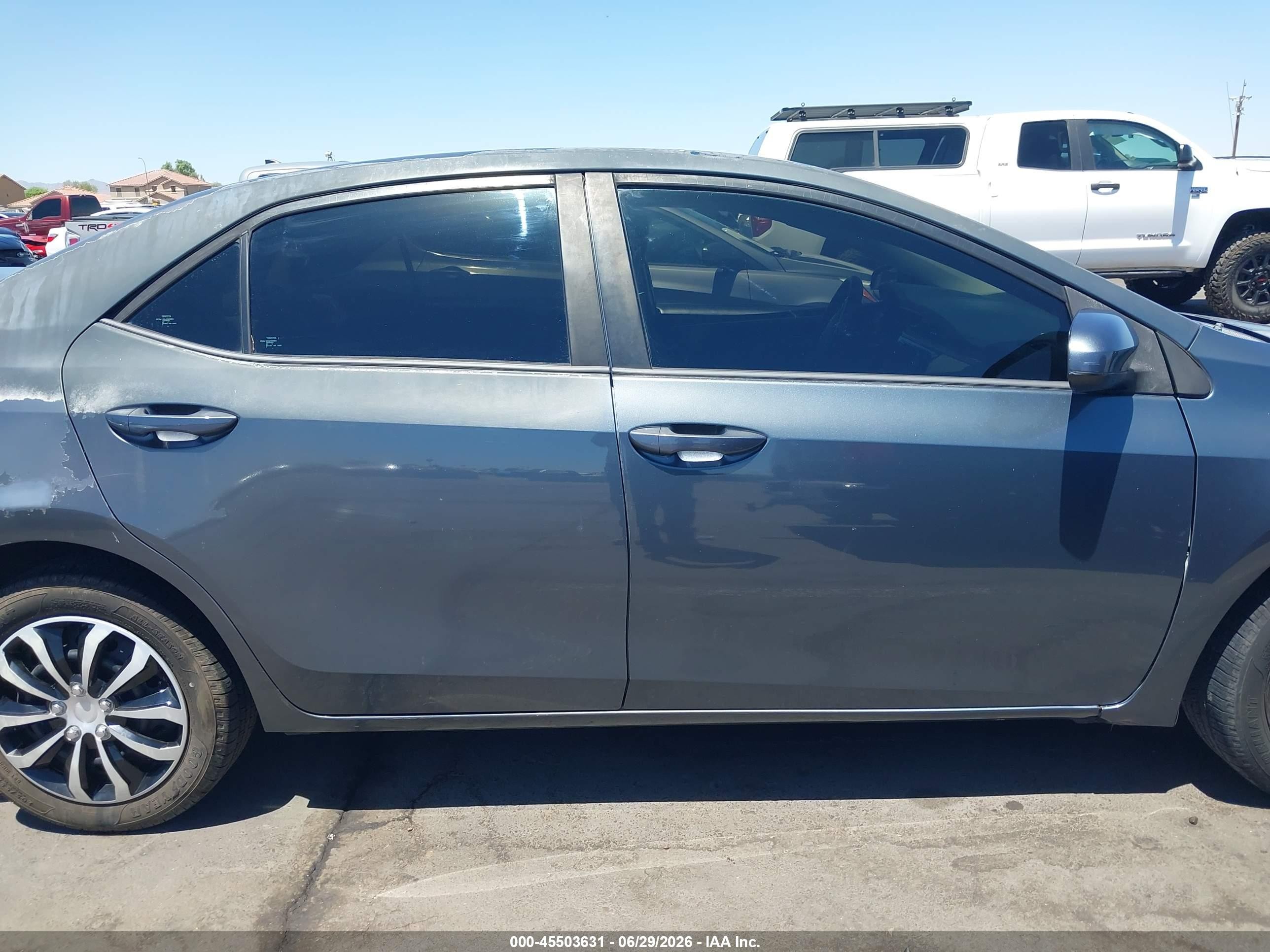 2014 Toyota Corolla Le Navy vin: 5YFBURHE0EP099630