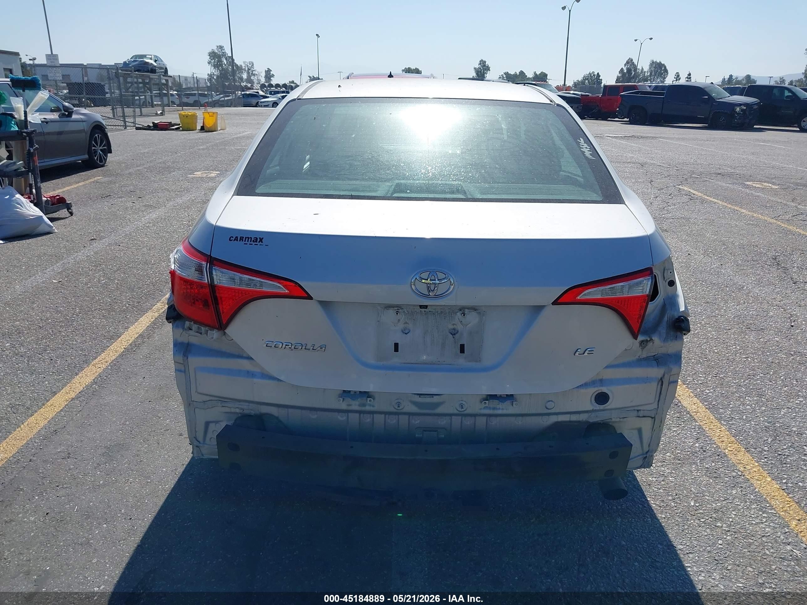 2014 Toyota Corolla Le Plus Silver vin: 5YFBURHE0EP107693