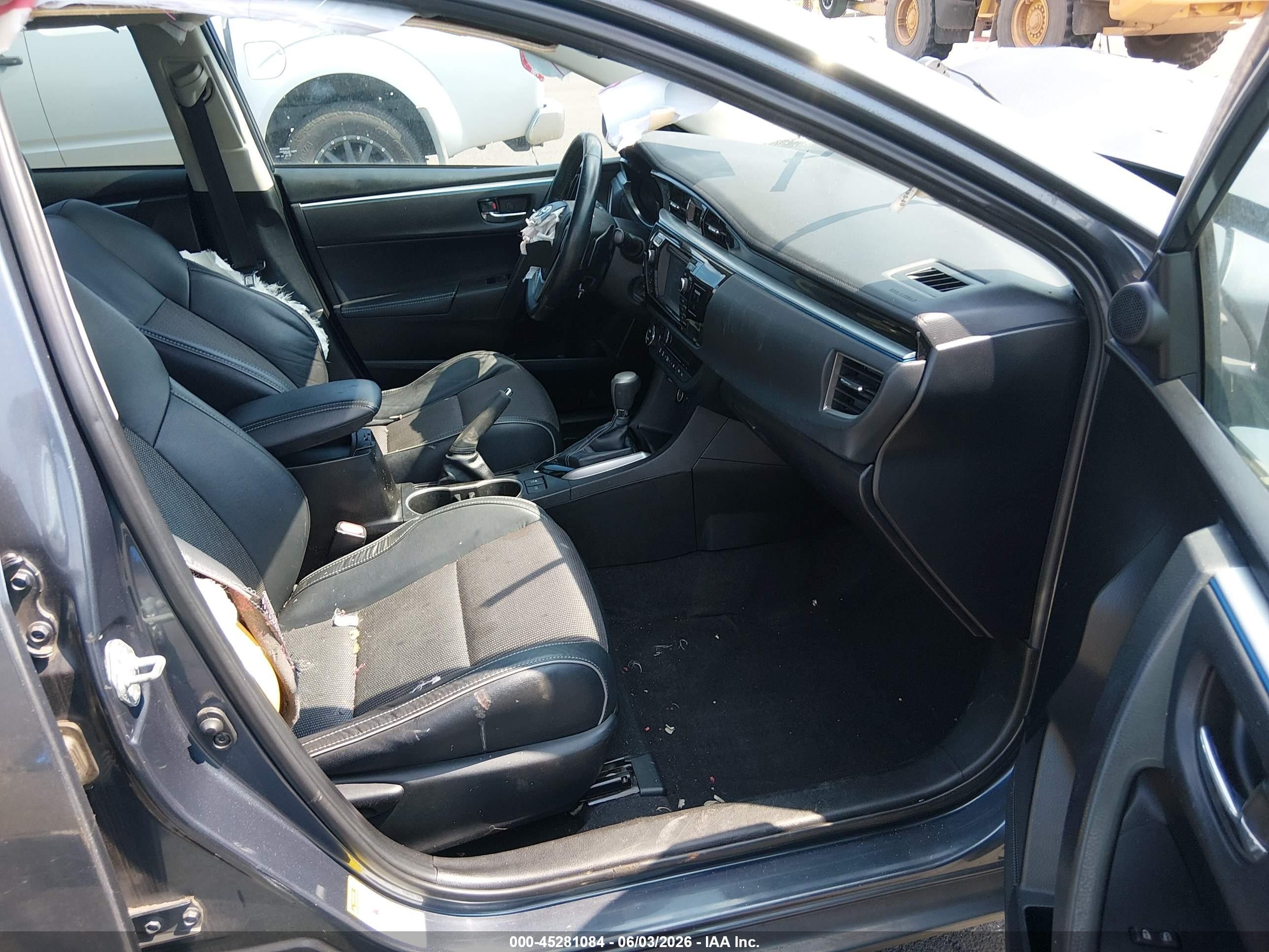 2014 Toyota Corolla S Blue vin: 5YFBURHE0EP138698
