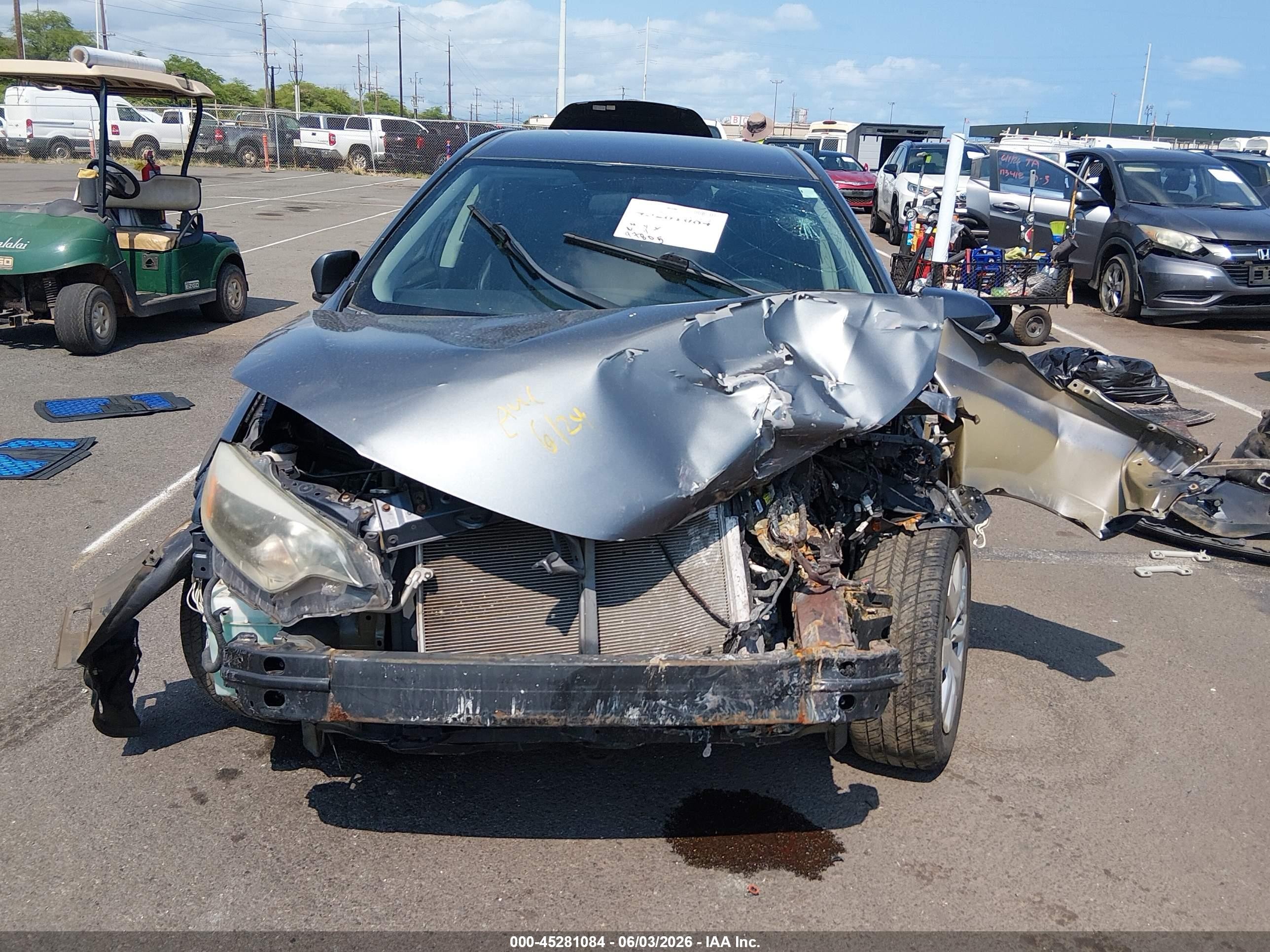 2014 Toyota Corolla S Blue vin: 5YFBURHE0EP138698