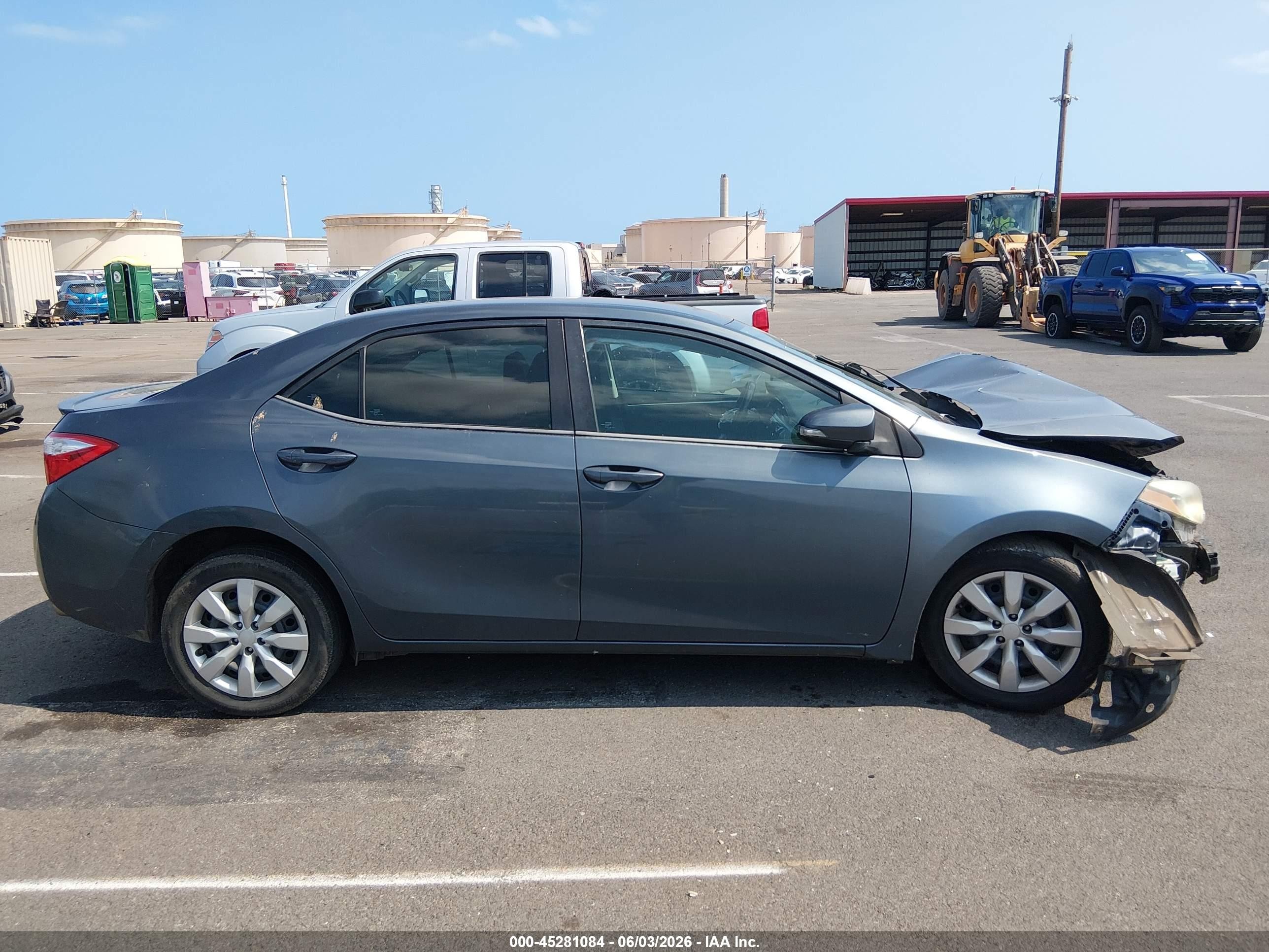 2014 Toyota Corolla S Blue vin: 5YFBURHE0EP138698