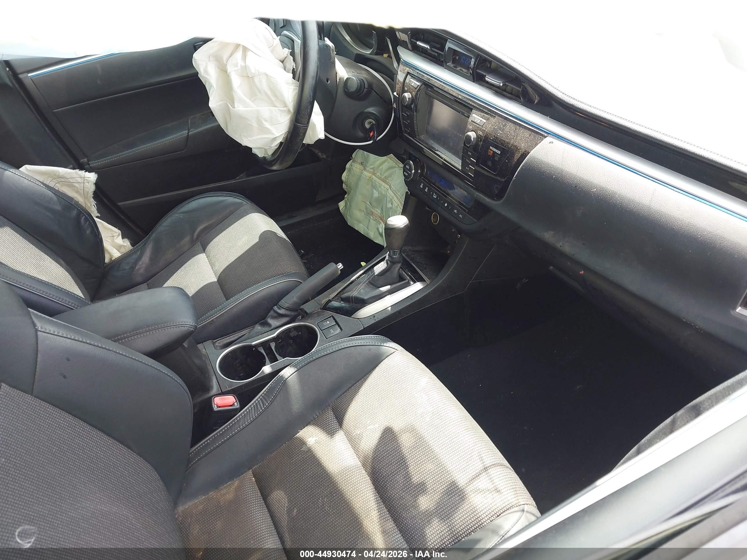 2014 Toyota Corolla S Plus Silver vin: 5YFBURHE0EP144291