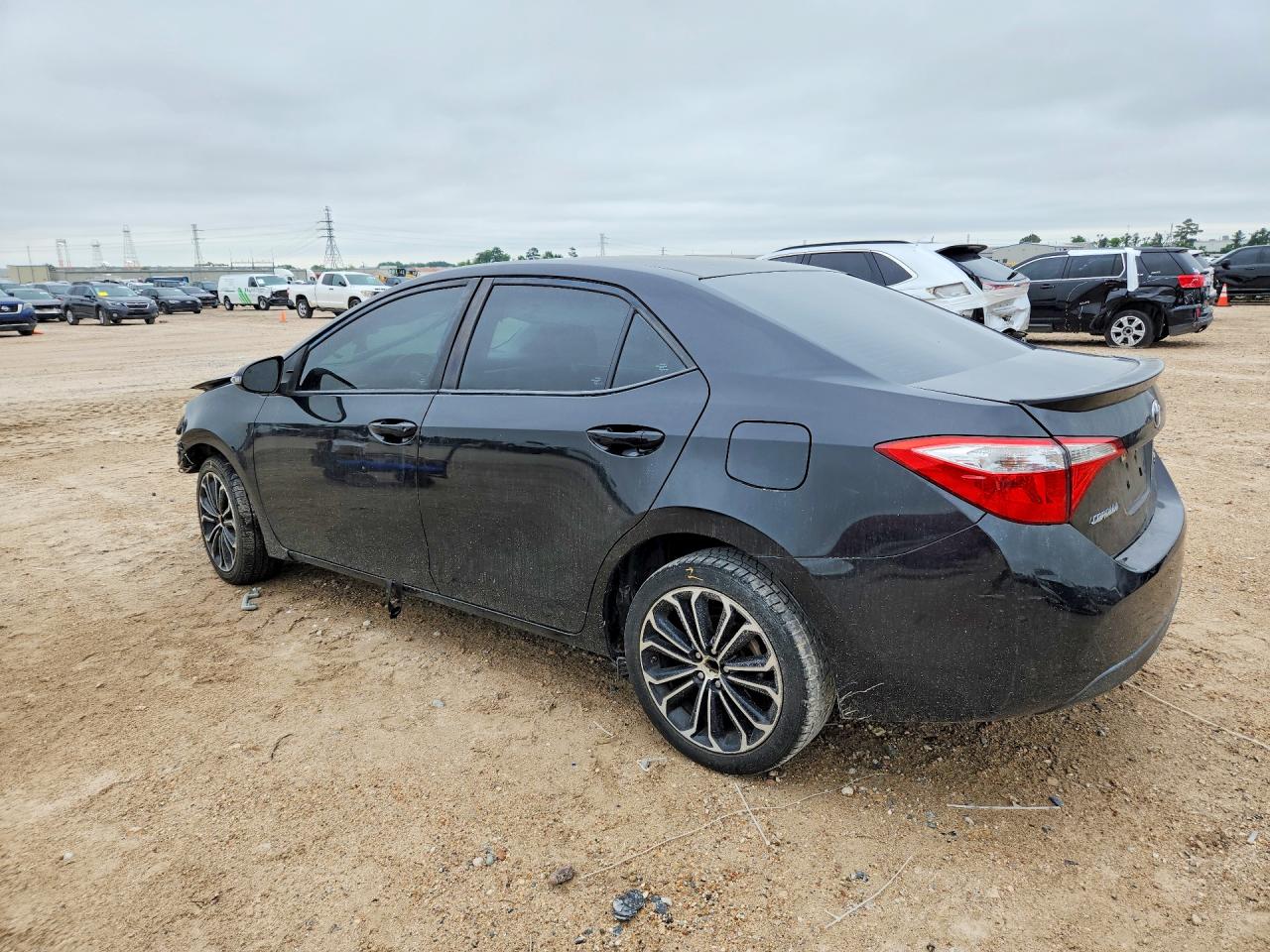 2014 Toyota Corolla S Plus Black vin: 5YFBURHE0EP169739