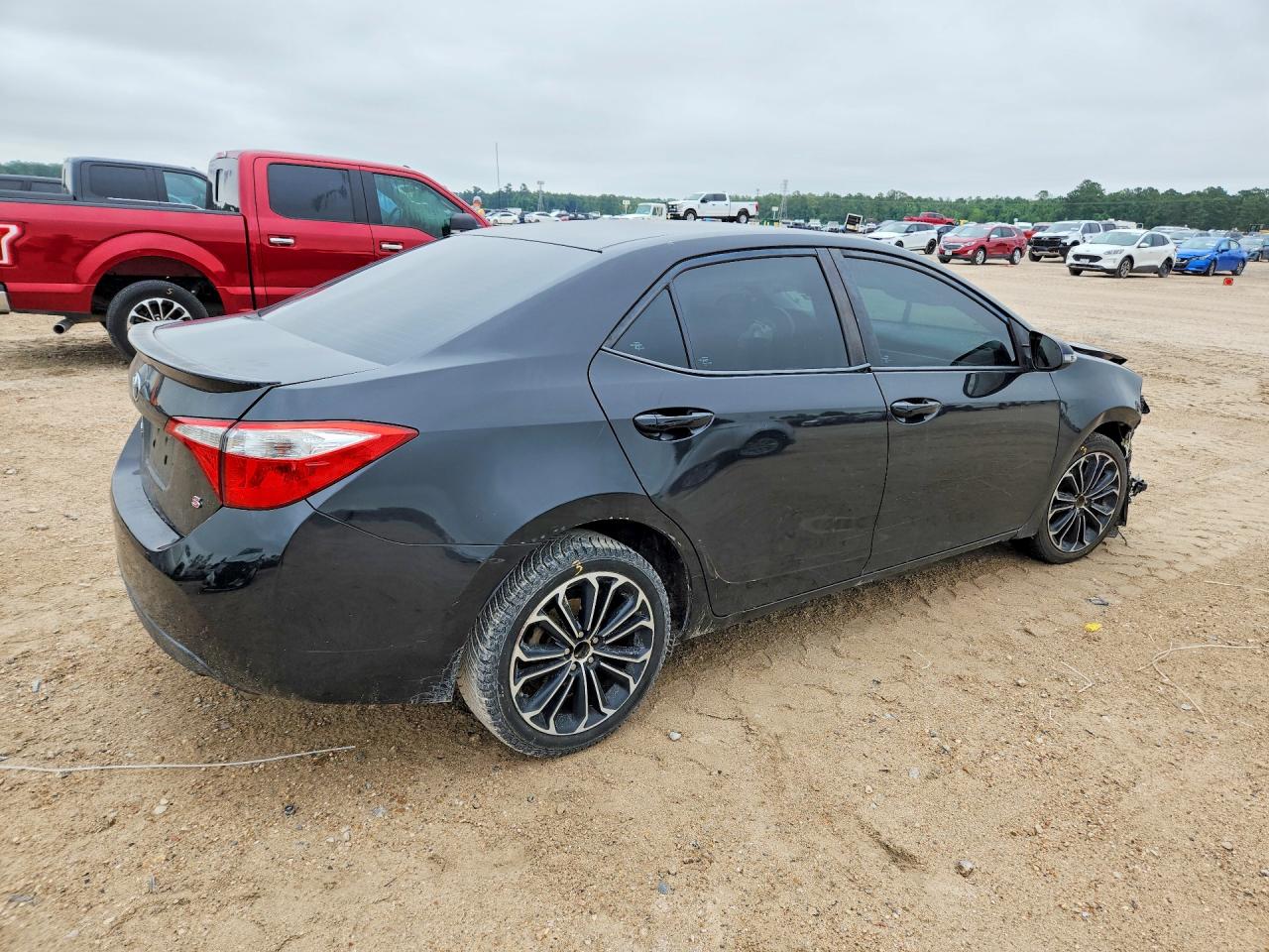 2014 Toyota Corolla S Plus Black vin: 5YFBURHE0EP169739