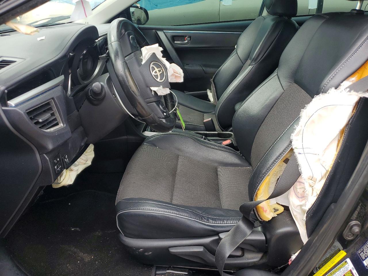 2014 Toyota Corolla S Plus Black vin: 5YFBURHE0EP169739