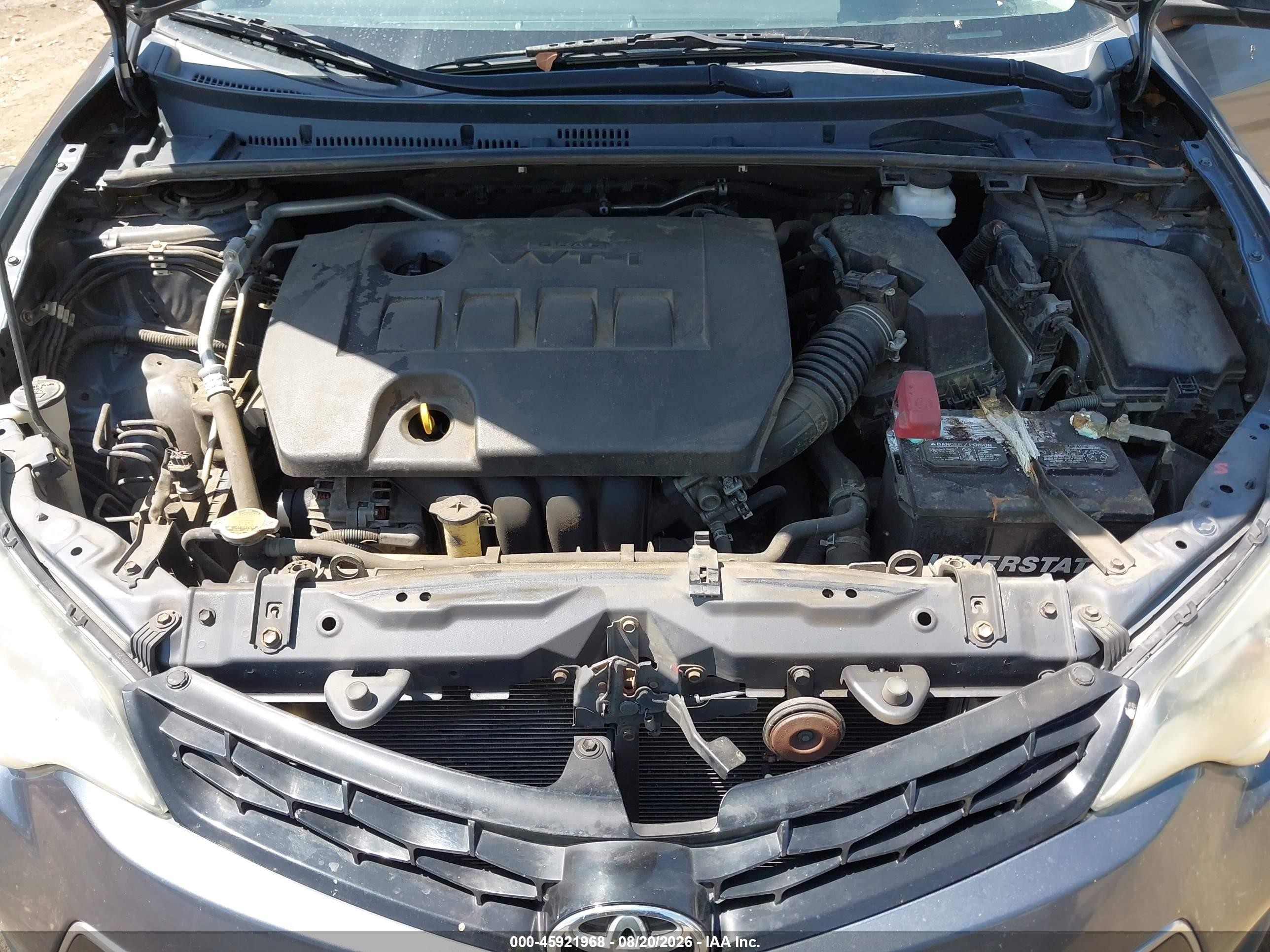 2015 Toyota Corolla S Plus Gray vin: 5YFBURHE0FP180709