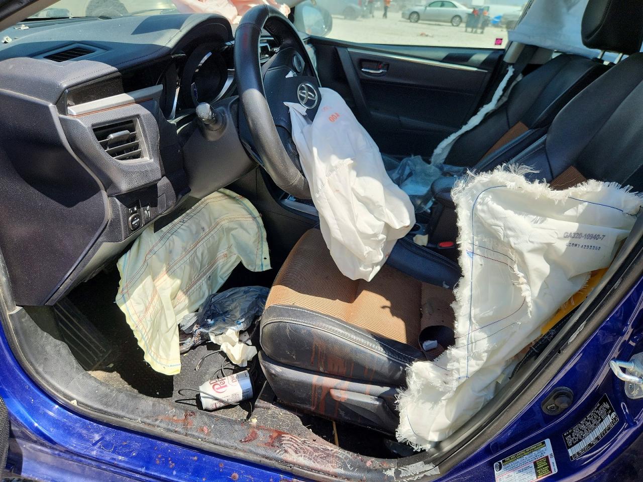 2015 Toyota Corolla S Plus Синий vin: 5YFBURHE0FP210212