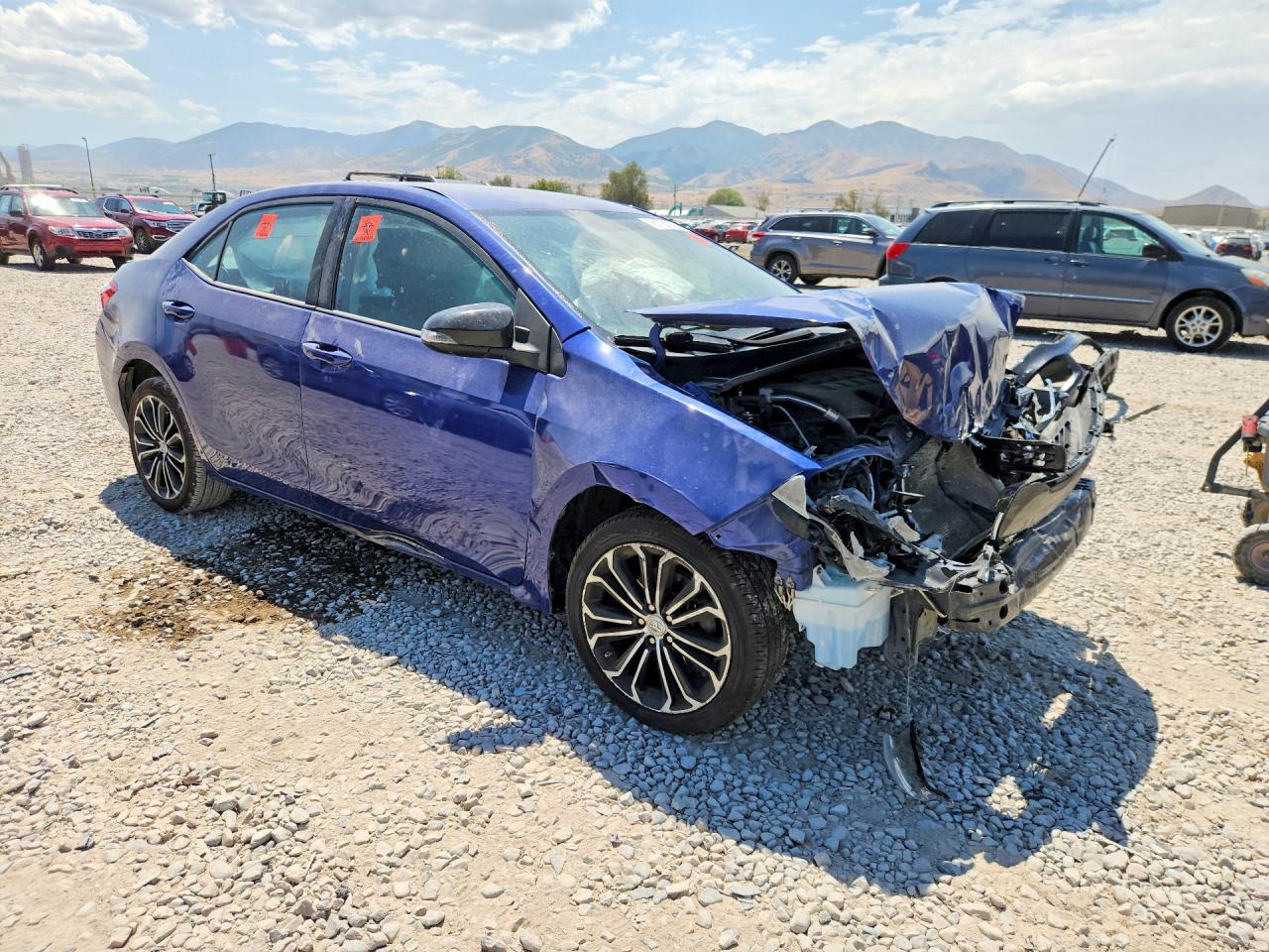 2015 Toyota Corolla S Plus Синий vin: 5YFBURHE0FP210212