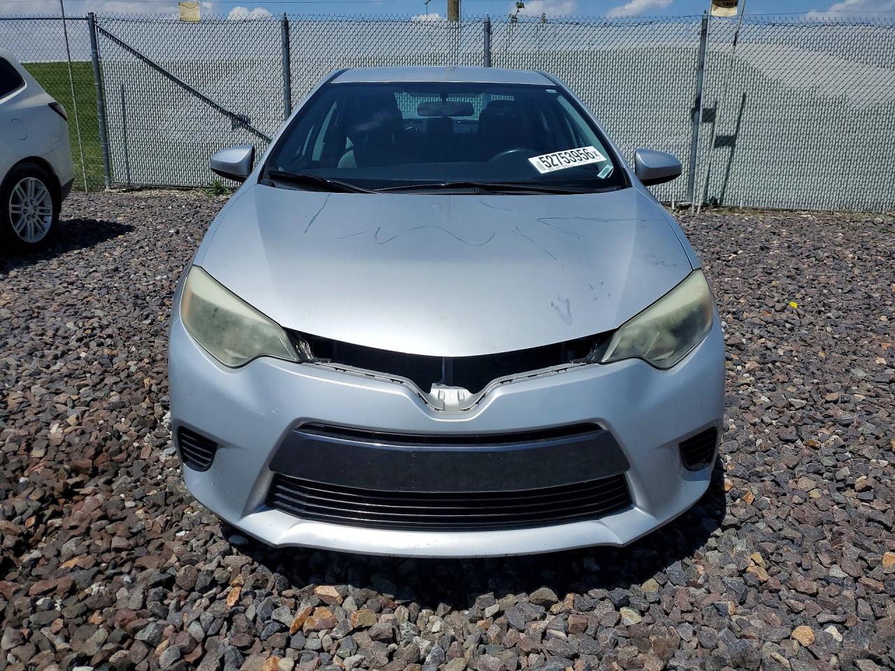 2015 Toyota Corolla Le Серебряный vin: 5YFBURHE0FP240164