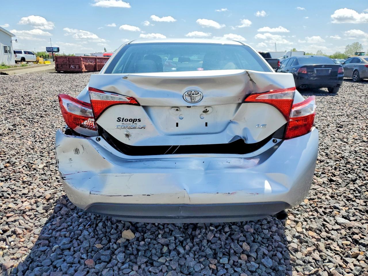 2015 Toyota Corolla Le Серебряный vin: 5YFBURHE0FP240164