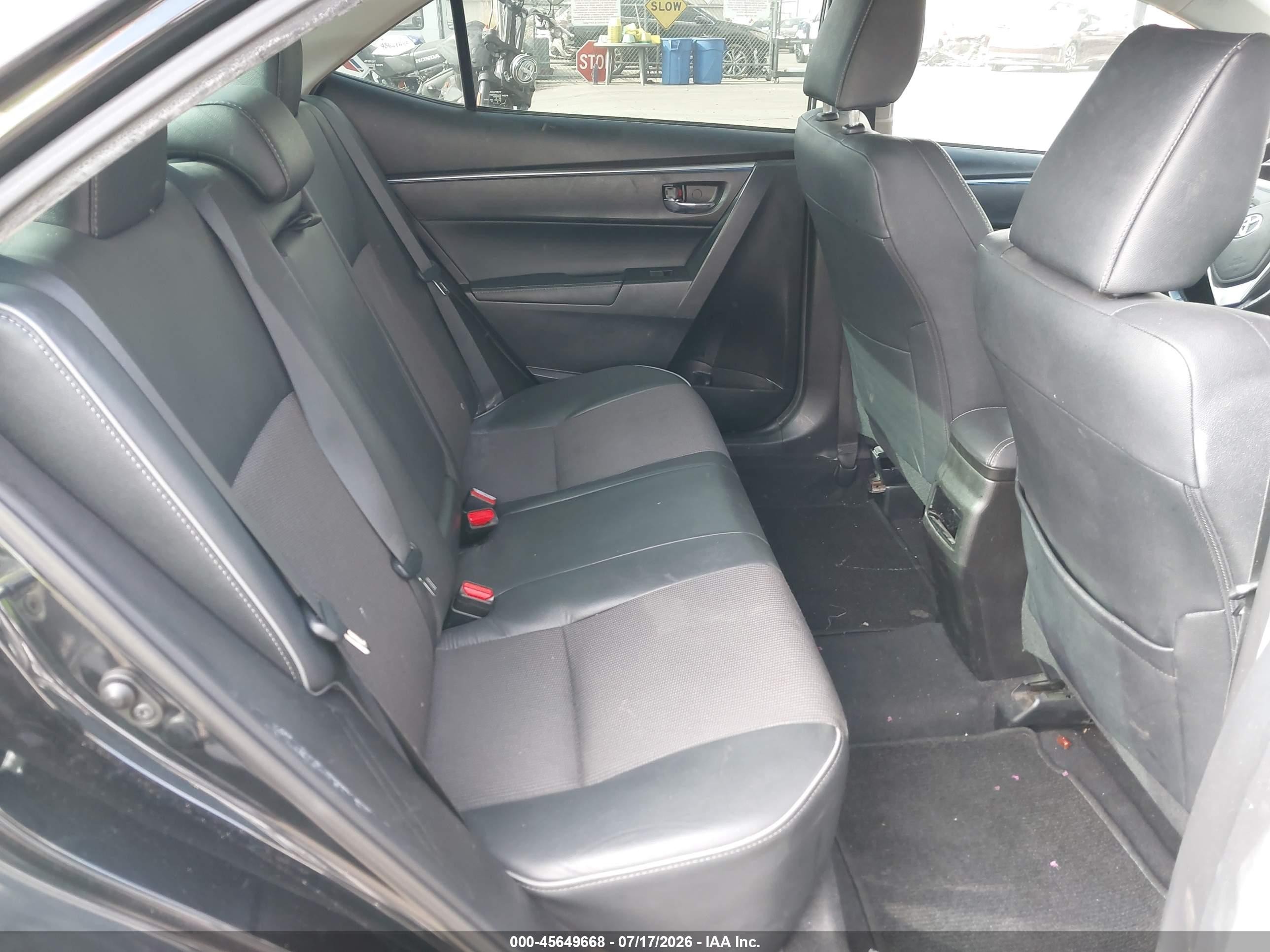 2015 Toyota Corolla S Plus Черный vin: 5YFBURHE0FP251004