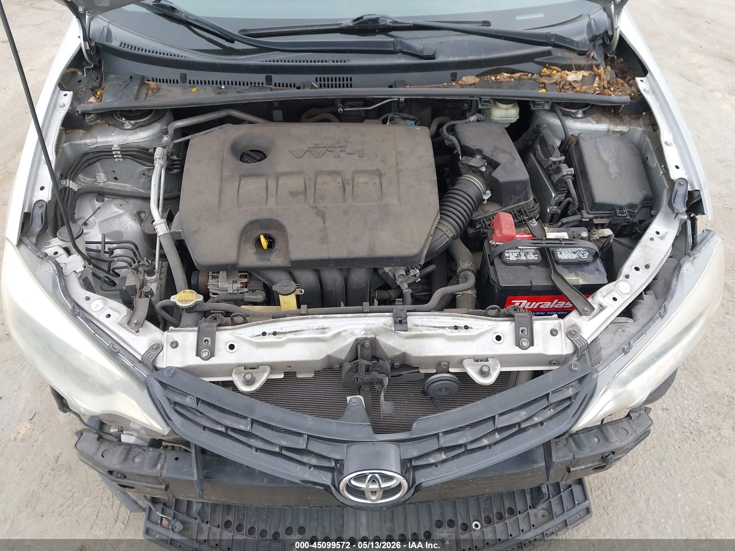 2015 Toyota Corolla S Plus Silver vin: 5YFBURHE0FP280647
