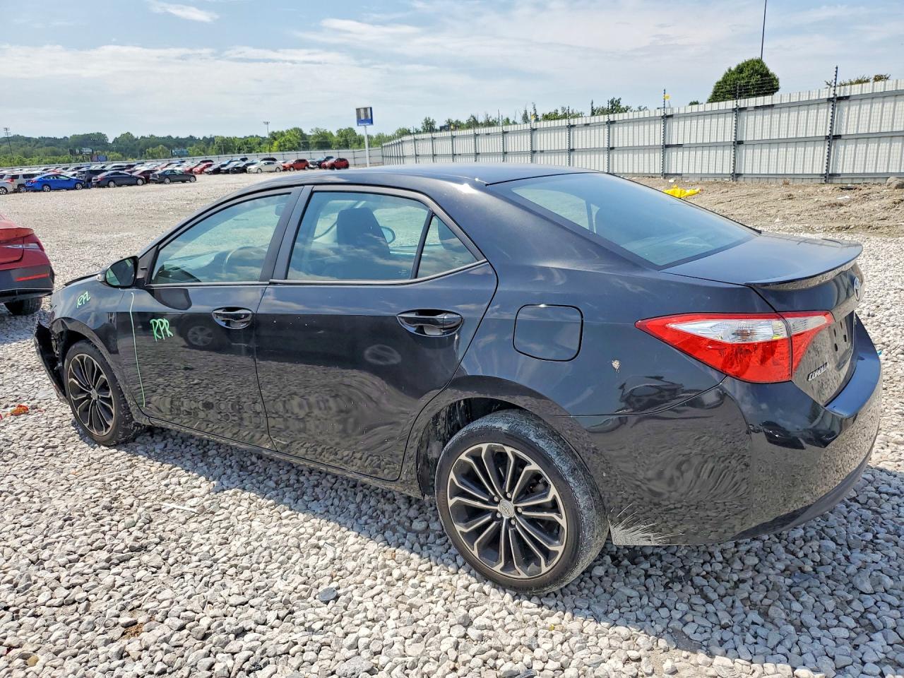 2015 Toyota Corolla S Plus Black vin: 5YFBURHE0FP281149