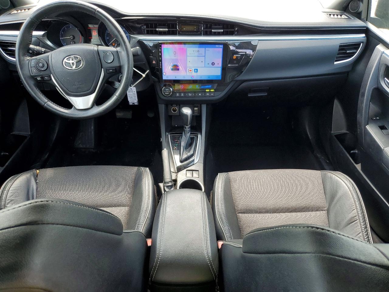 2015 Toyota Corolla S Plus Black vin: 5YFBURHE0FP281149