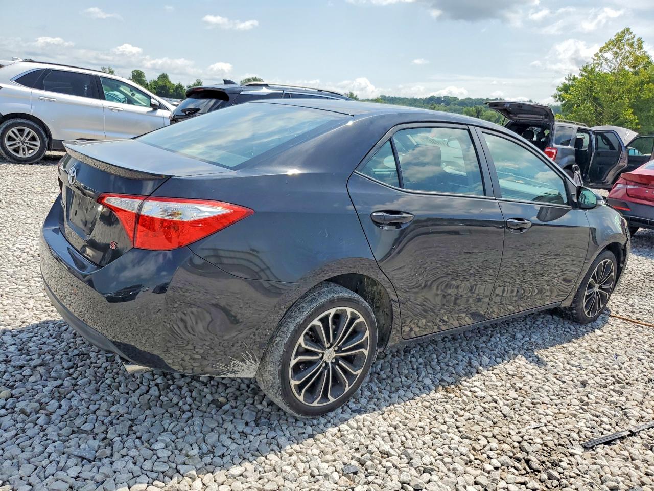 2015 Toyota Corolla S Plus Black vin: 5YFBURHE0FP281149