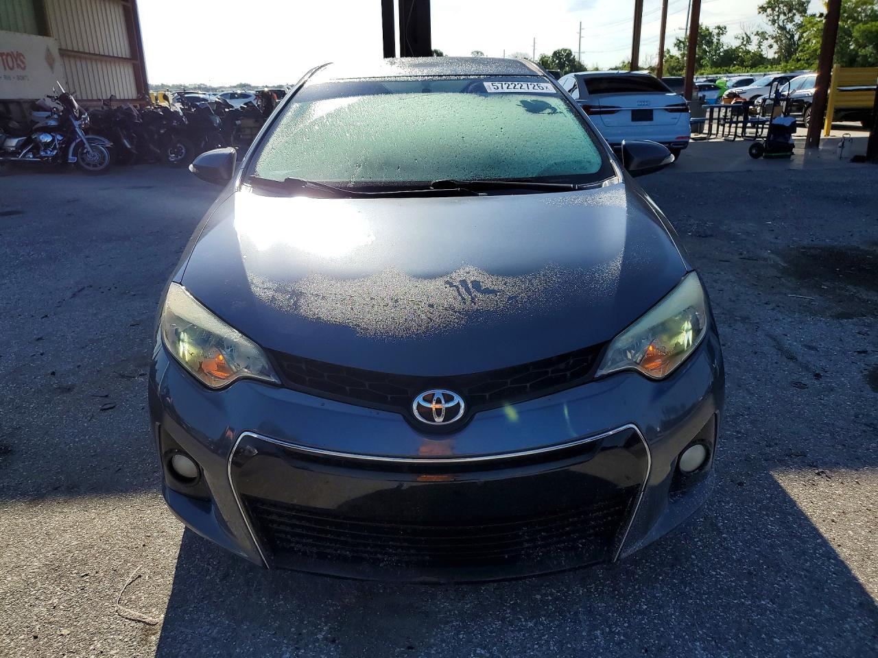 2015 Toyota Corolla S Plus Gray vin: 5YFBURHE0FP288781