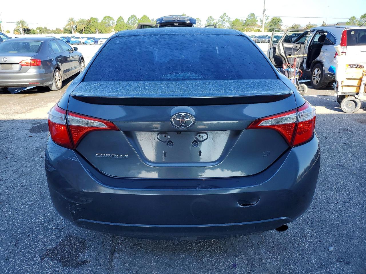 2015 Toyota Corolla S Plus Gray vin: 5YFBURHE0FP288781