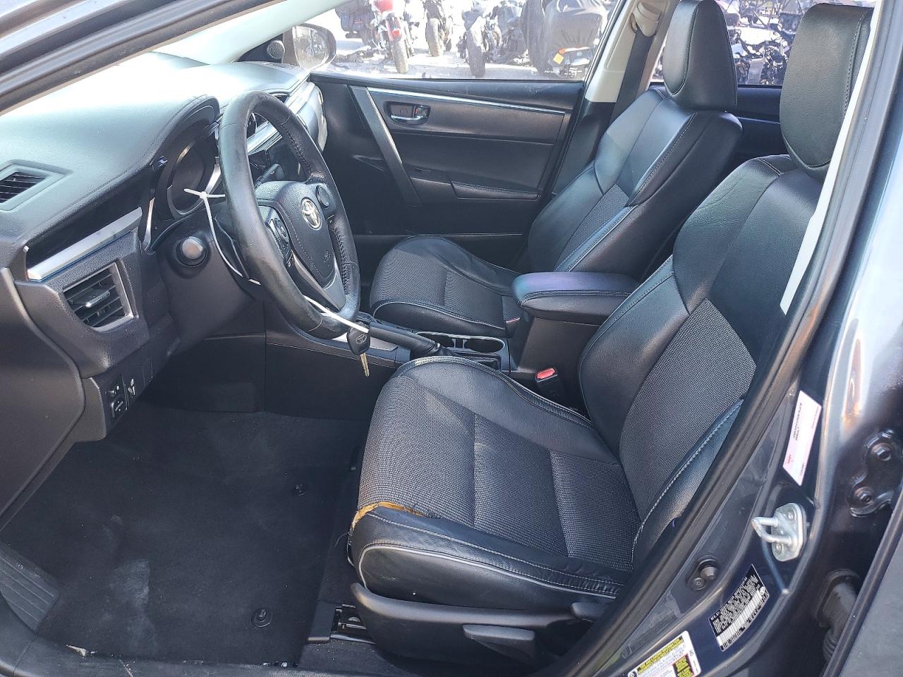 2015 Toyota Corolla S Plus Gray vin: 5YFBURHE0FP288781
