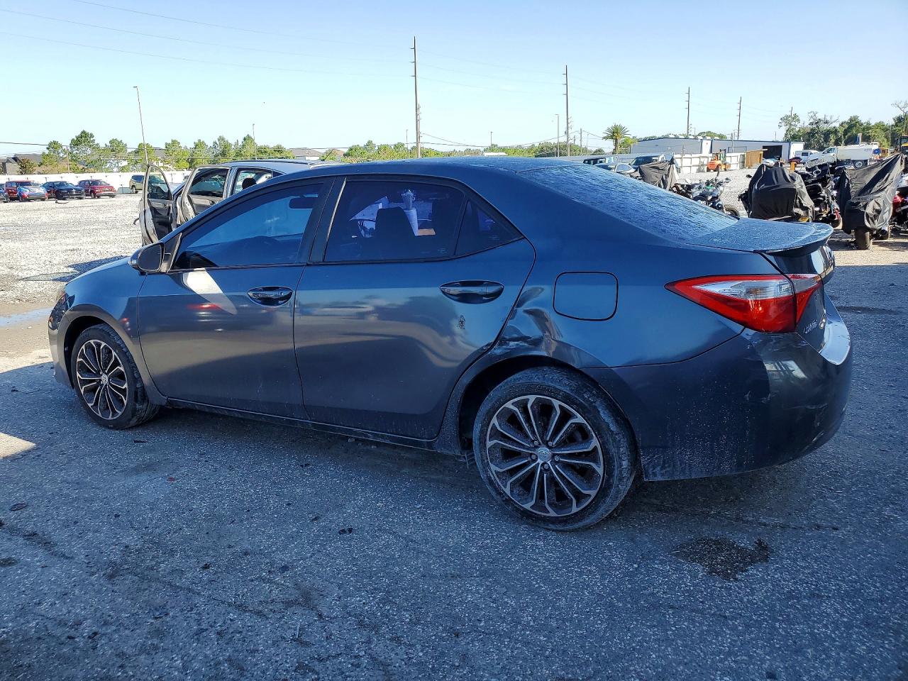 2015 Toyota Corolla S Plus Gray vin: 5YFBURHE0FP288781