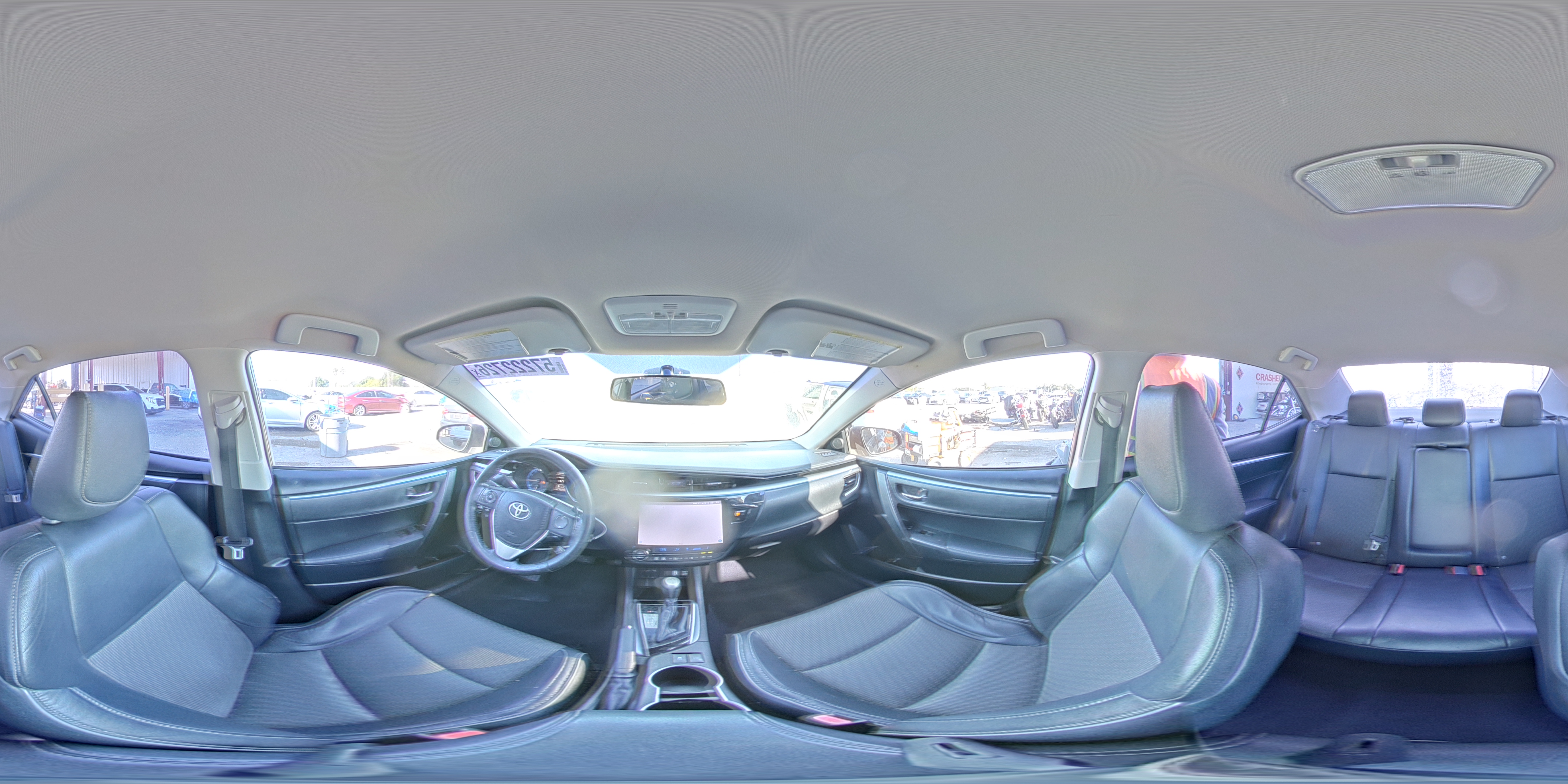 2015 Toyota Corolla S Plus Gray vin: 5YFBURHE0FP288781