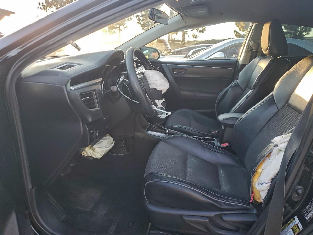2015 Toyota Corolla S Plus Черный vin: 5YFBURHE0FP296802