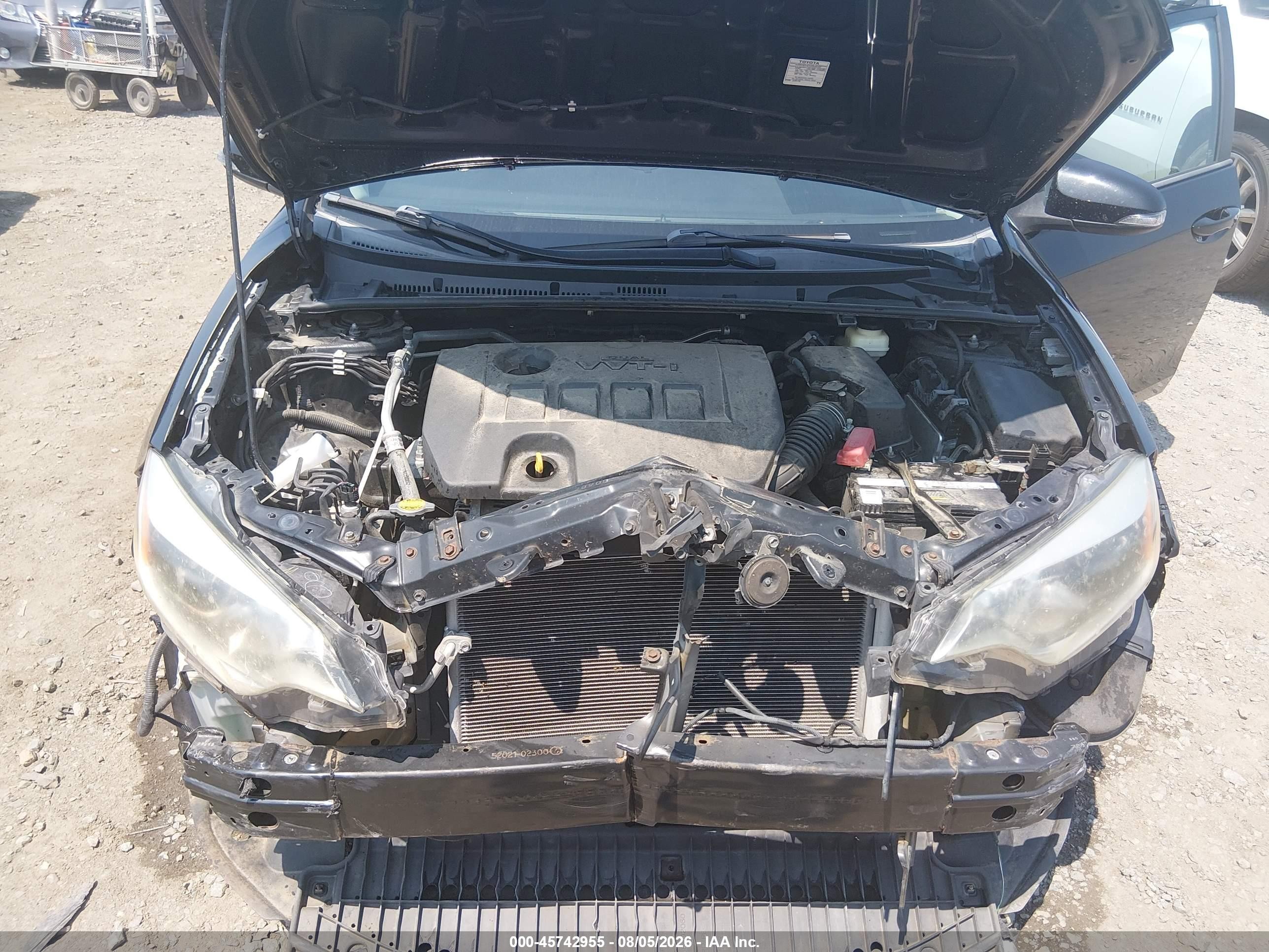 2015 Toyota Corolla S/s Plus/s Premium Черный vin: 5YFBURHE0FP304428