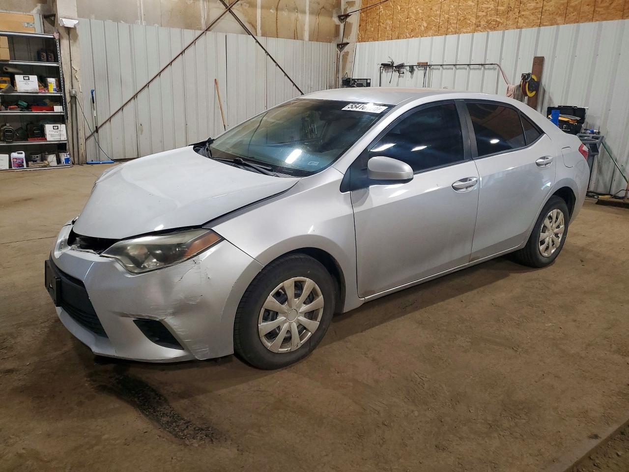 2015 Toyota Corolla L Серебряный vin: 5YFBURHE0FP312433