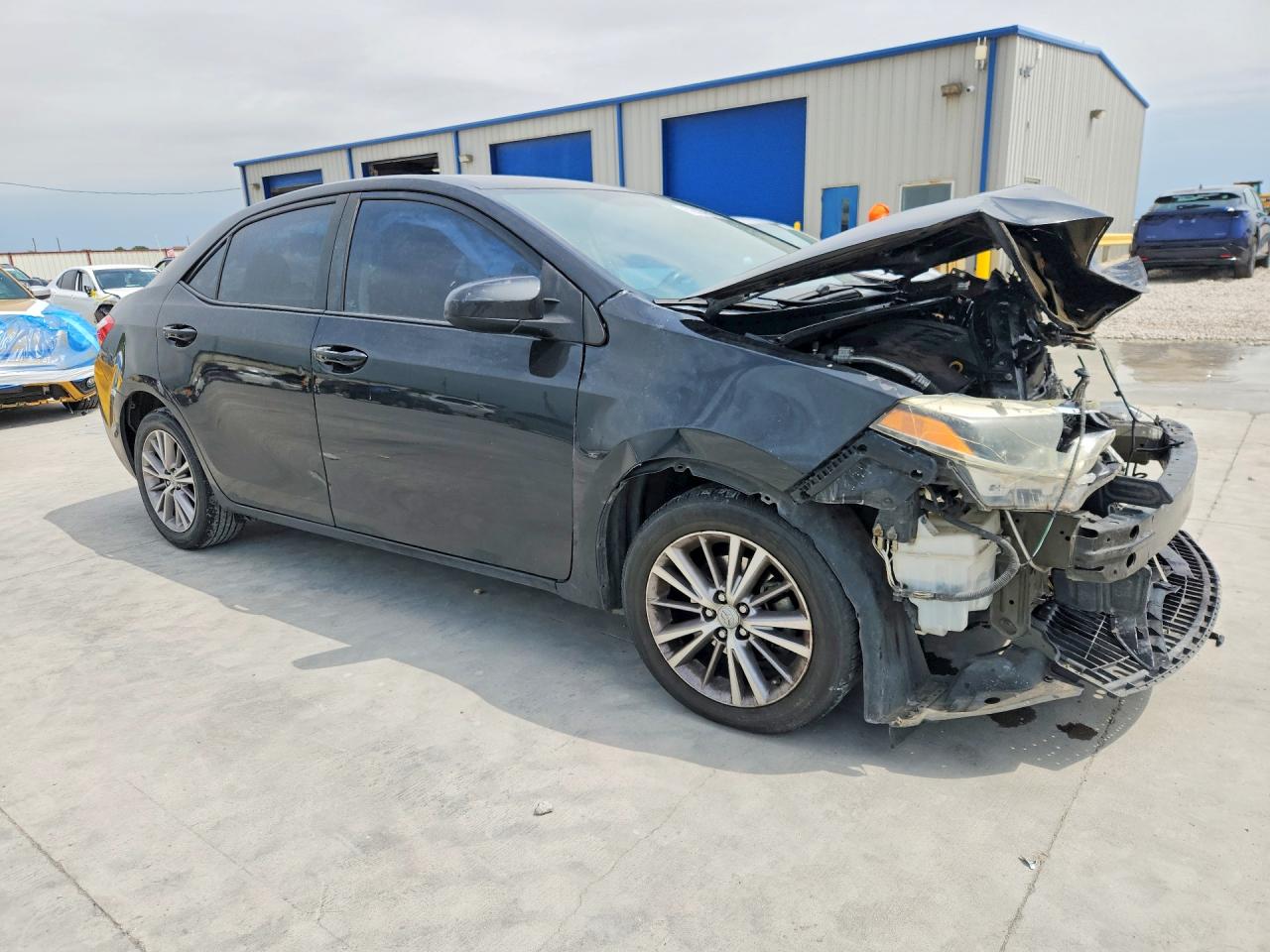 2015 Toyota Corolla Le Plus Black vin: 5YFBURHE0FP320015
