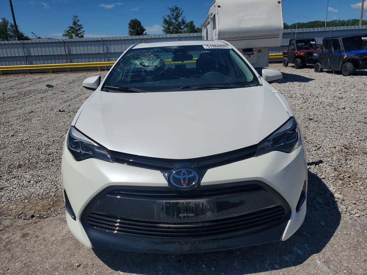 2017 Toyota Corolla Xle White vin: 5YFBURHE0HP711040