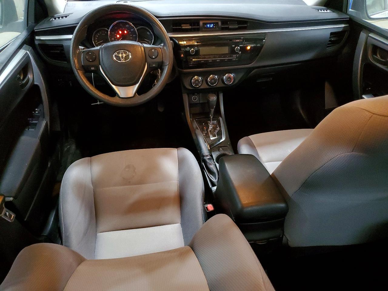 2014 Toyota Corolla L White vin: 5YFBURHE1EP022412