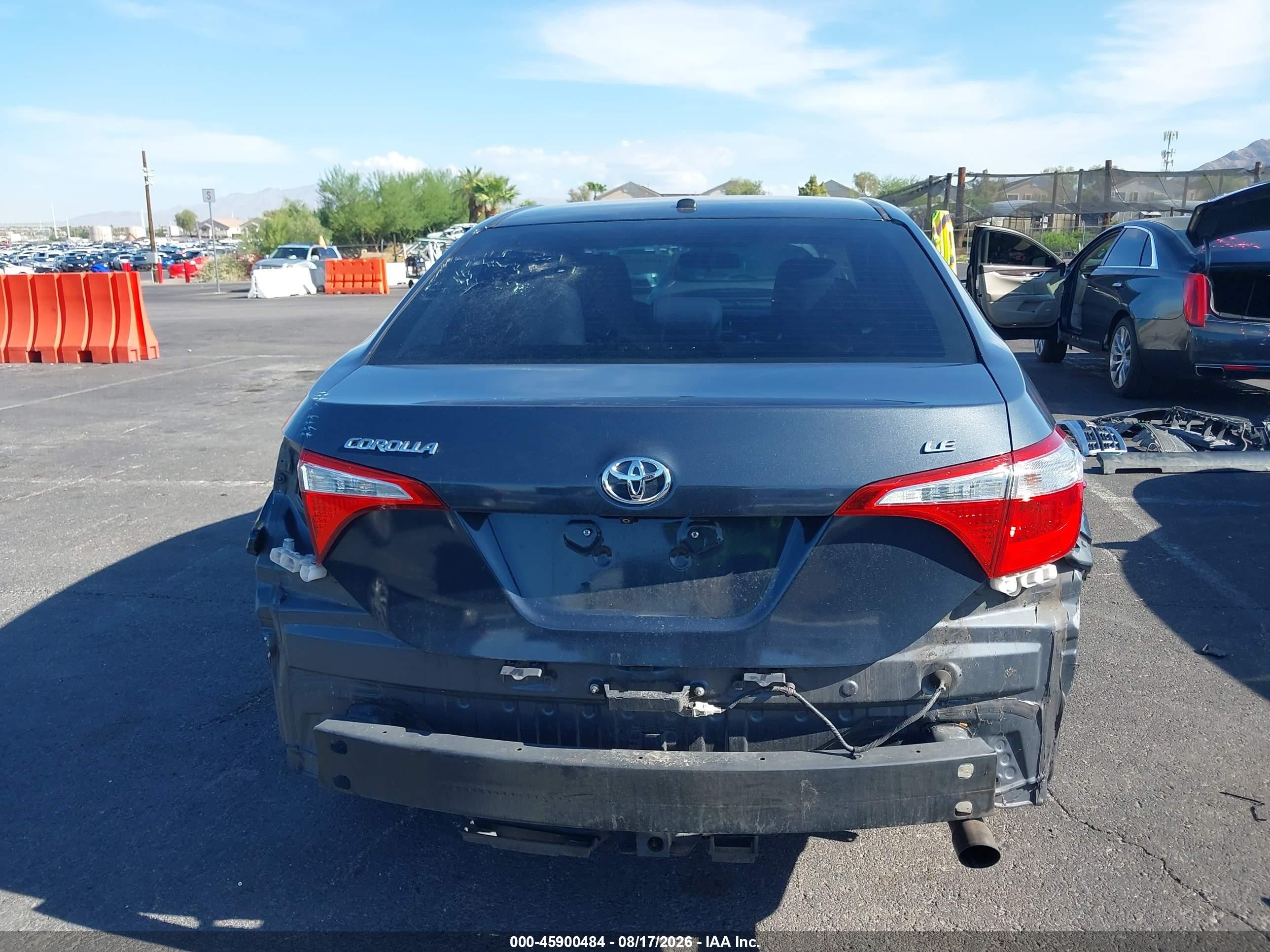 2014 Toyota Corolla Le Plus Blue vin: 5YFBURHE1EP041753