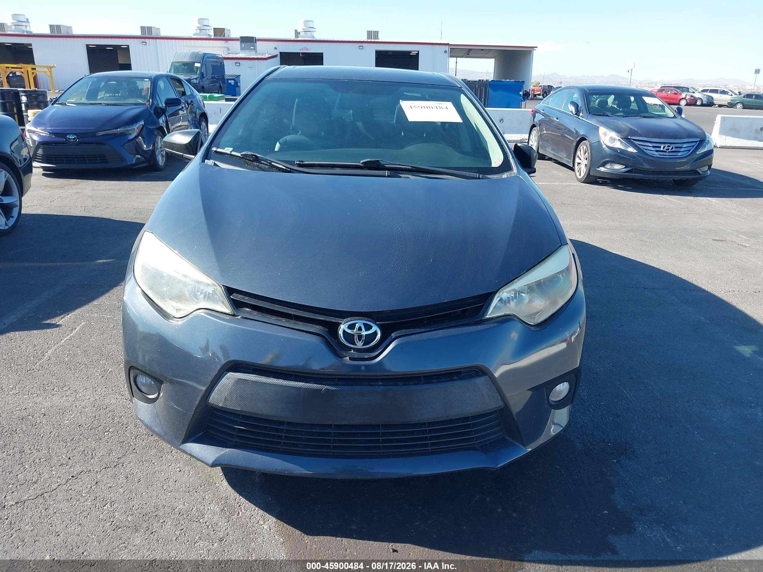 2014 Toyota Corolla Le Plus Blue vin: 5YFBURHE1EP041753