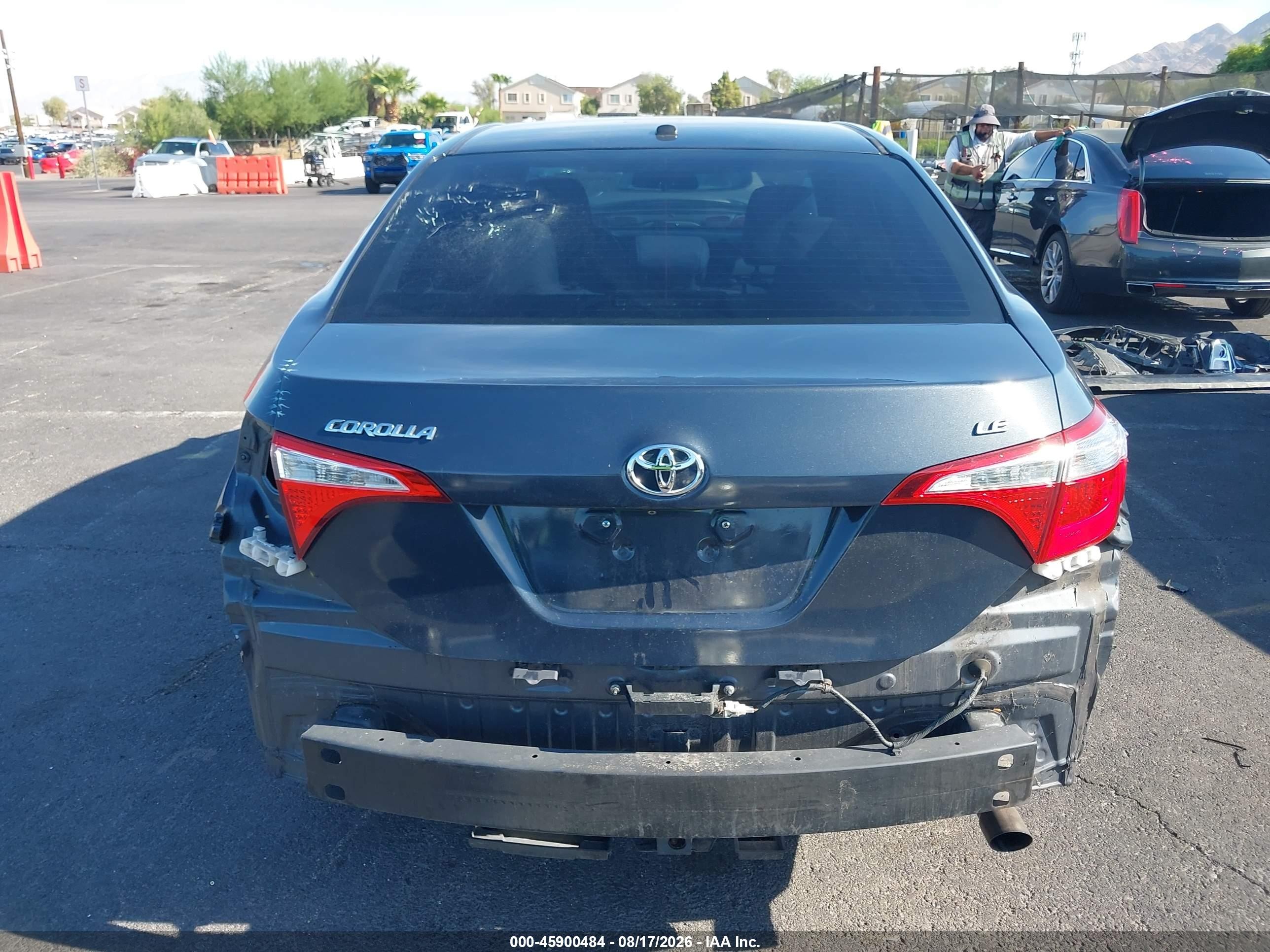 2014 Toyota Corolla Le Plus Blue vin: 5YFBURHE1EP041753