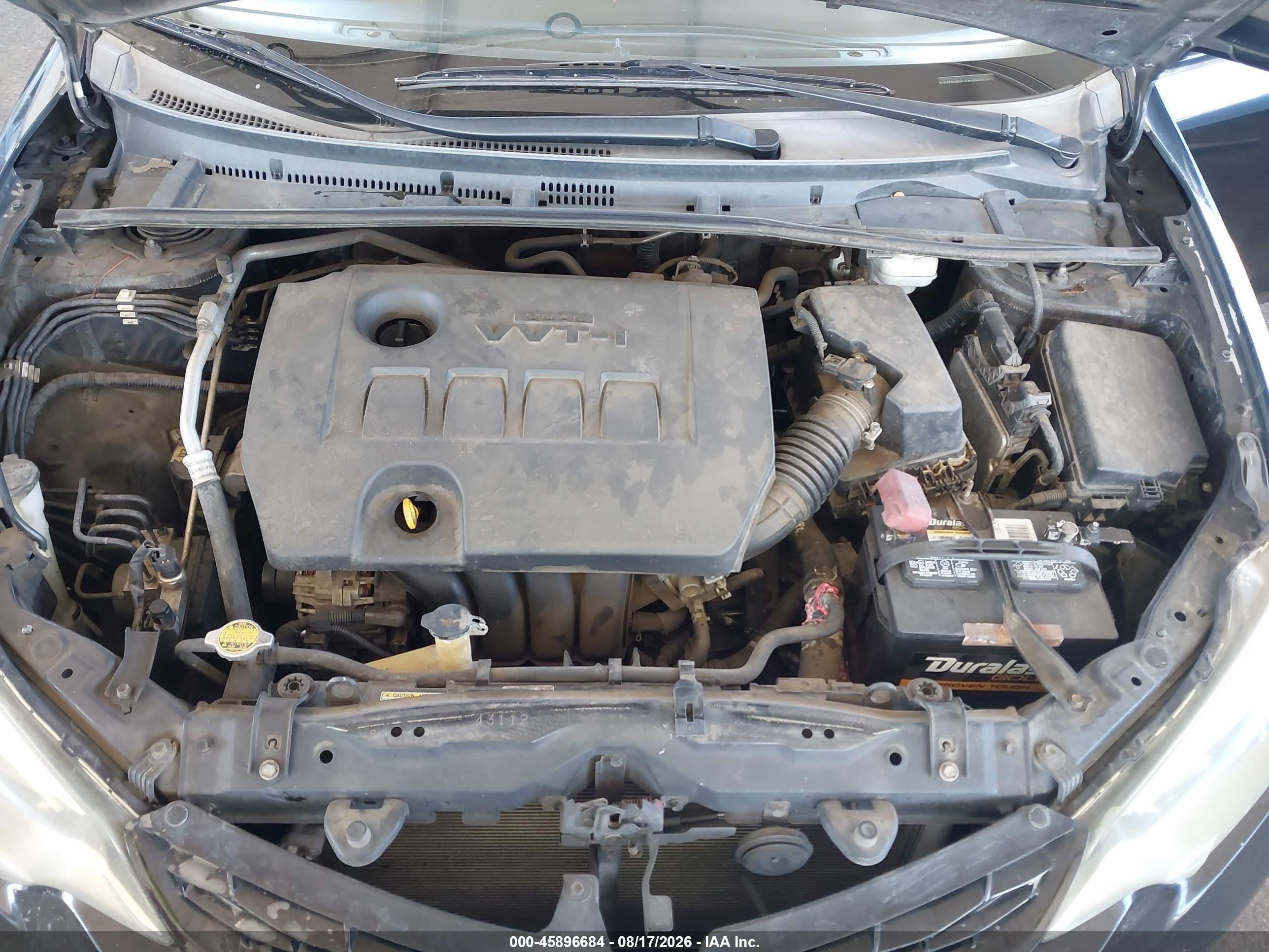 2014 Toyota Corolla S Plus Черный vin: 5YFBURHE1EP068676