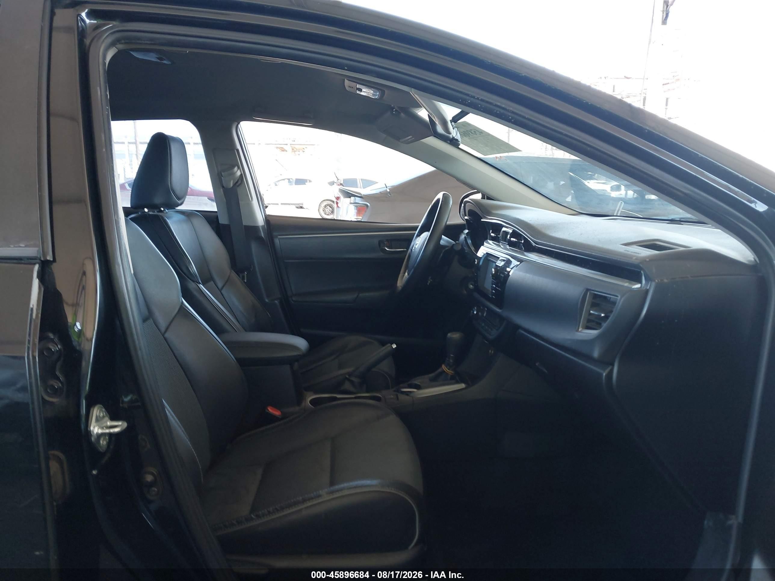 2014 Toyota Corolla S Plus Черный vin: 5YFBURHE1EP068676