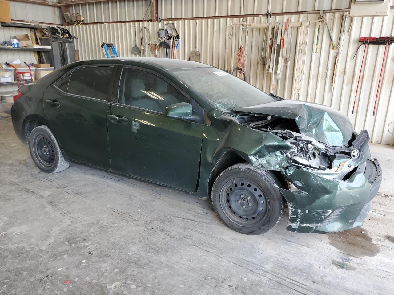 2014 Toyota Corolla L Green vin: 5YFBURHE1EP071061