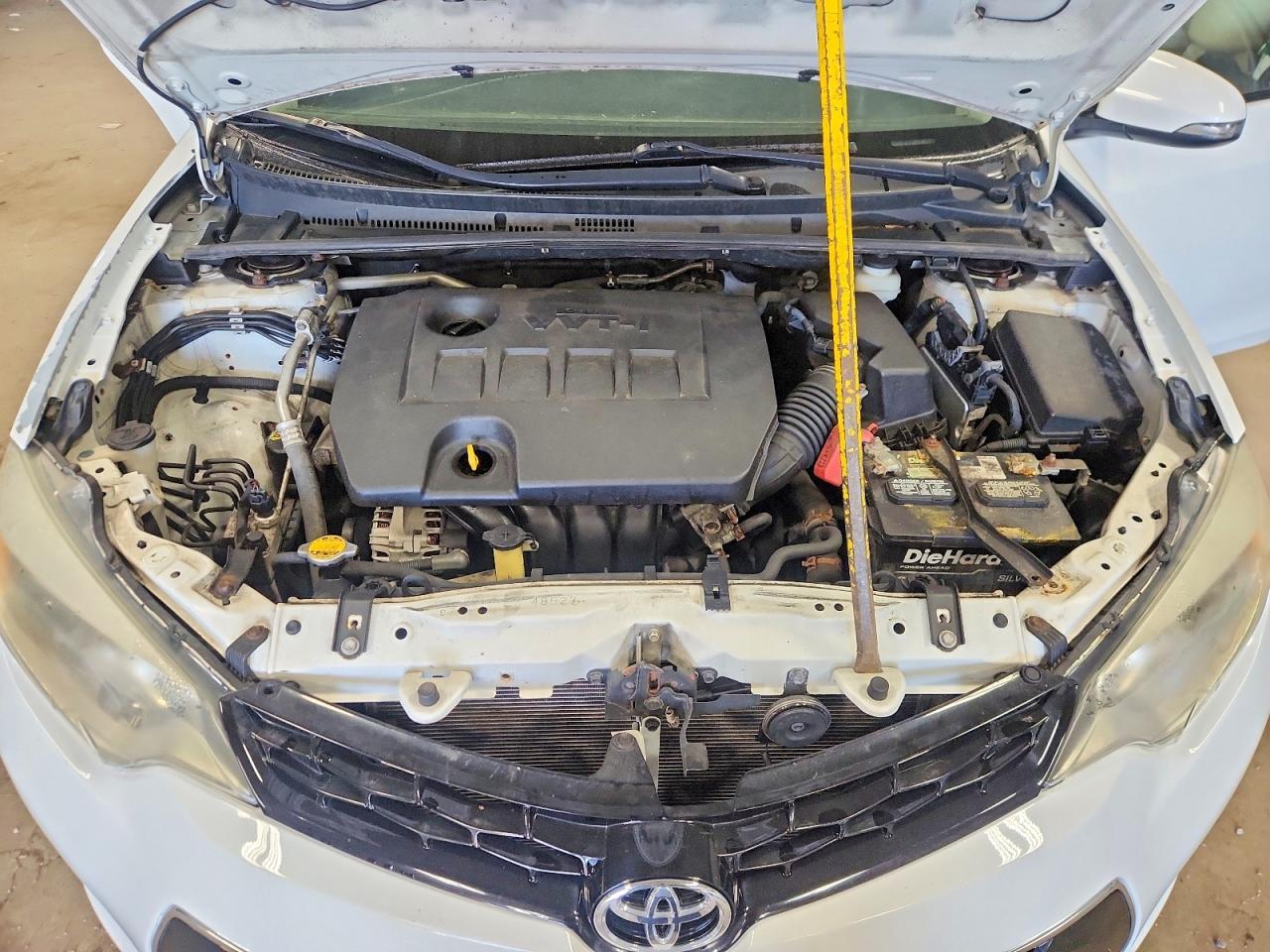 2014 Toyota Corolla S Plus Белый vin: 5YFBURHE1EP074090