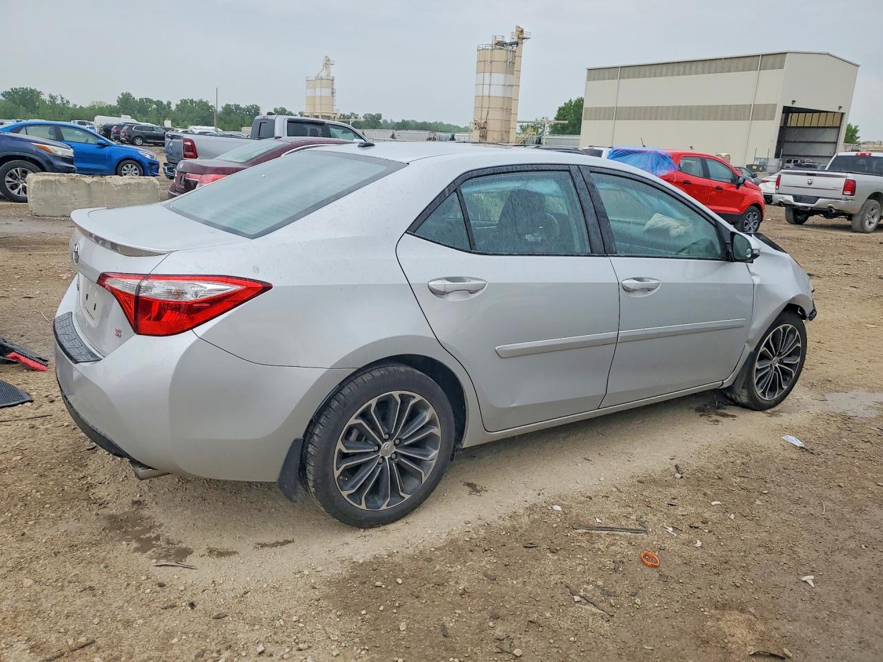 2014 Toyota Corolla S Premium Silver vin: 5YFBURHE1EP077006
