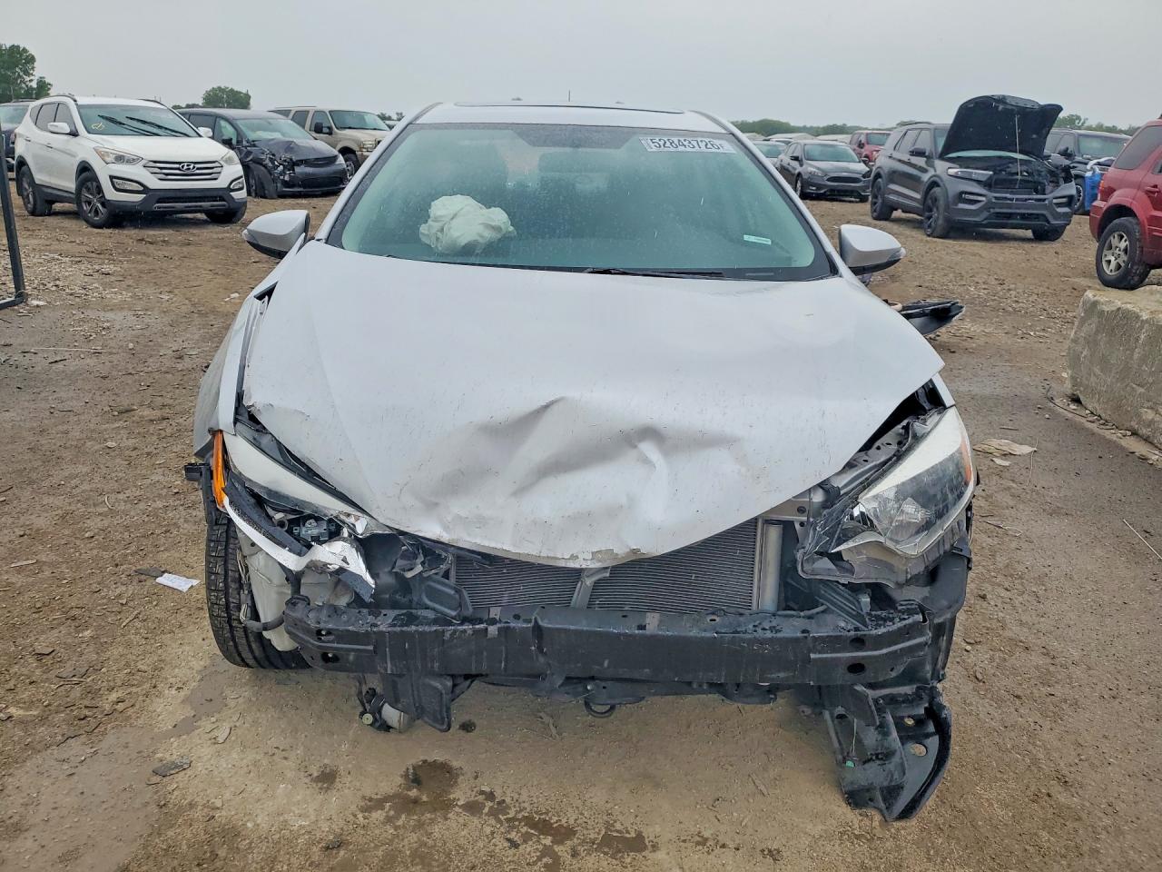 2014 Toyota Corolla S Premium Silver vin: 5YFBURHE1EP077006