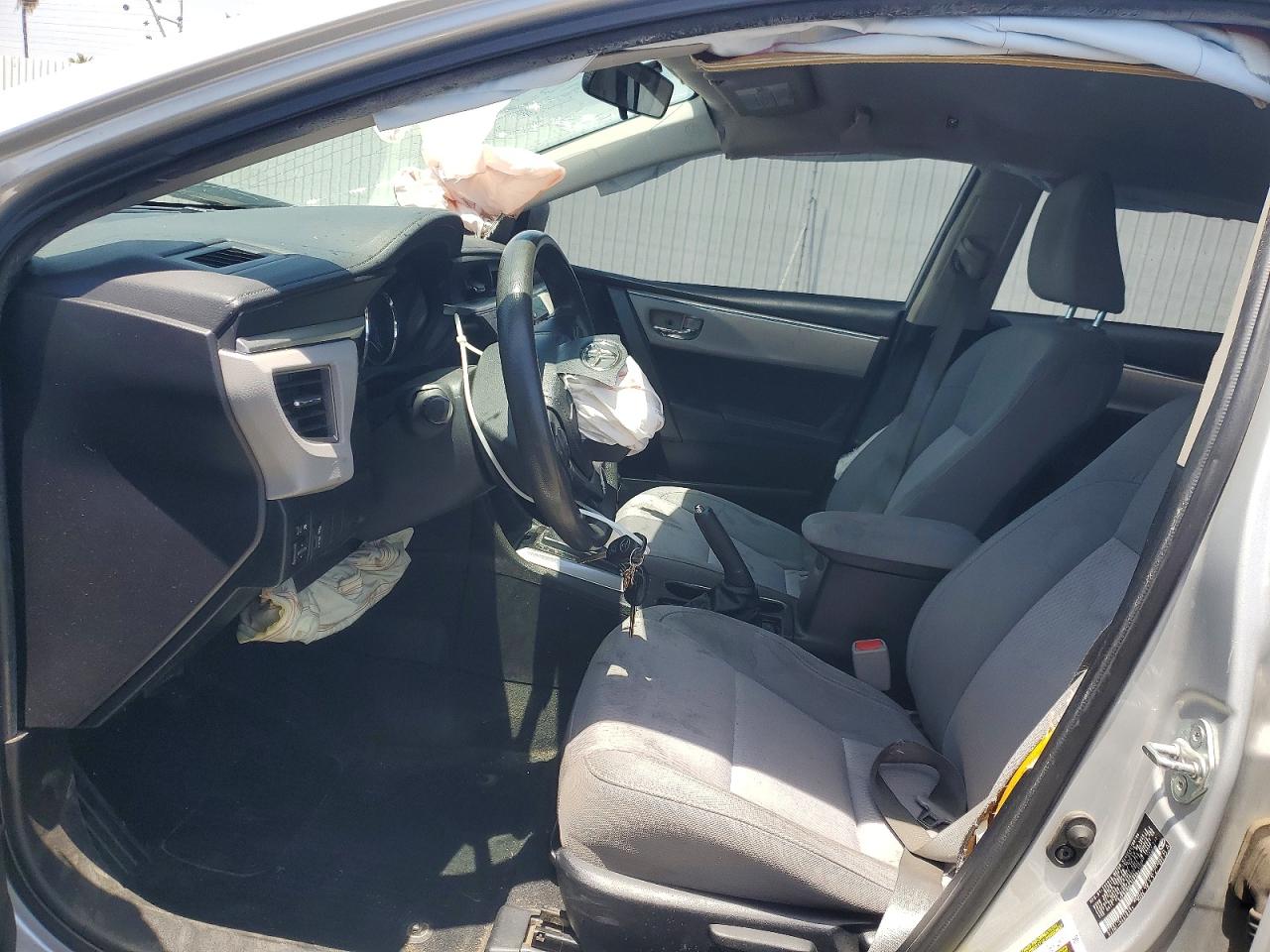 2014 Toyota Corolla Le Silver vin: 5YFBURHE1EP082156