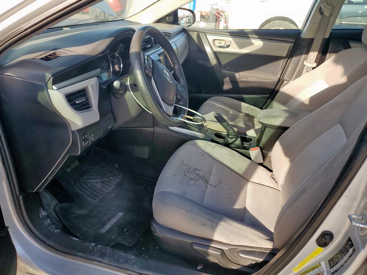 2014 Toyota Corolla L Silver vin: 5YFBURHE1EP085283