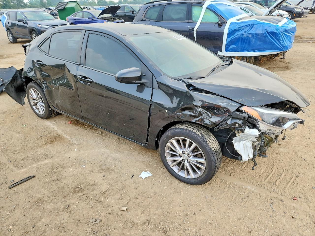 2014 Toyota Corolla Le Plus Black vin: 5YFBURHE1EP090791