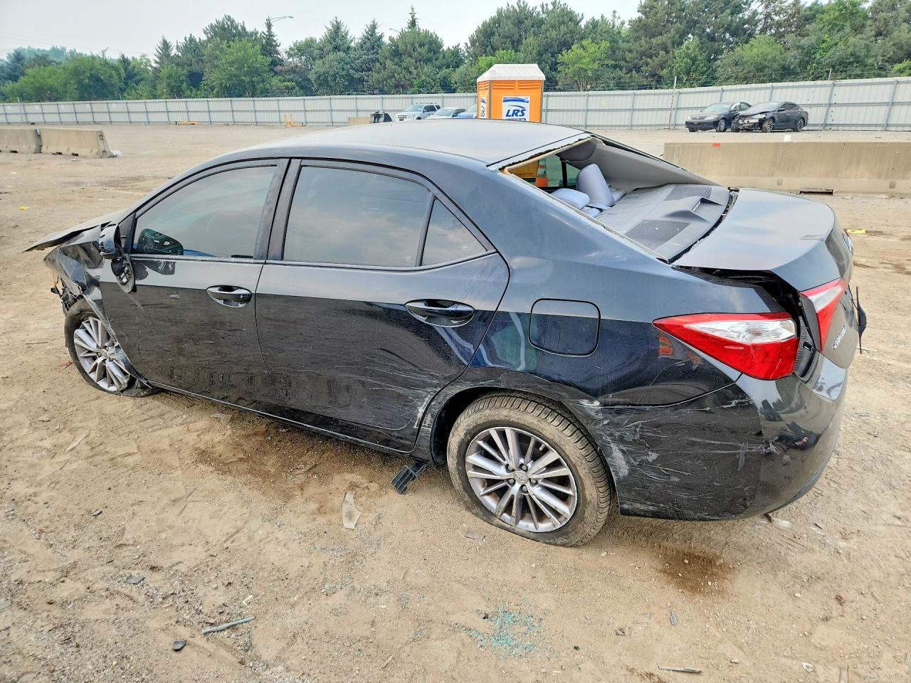 2014 Toyota Corolla Le Plus Black vin: 5YFBURHE1EP090791