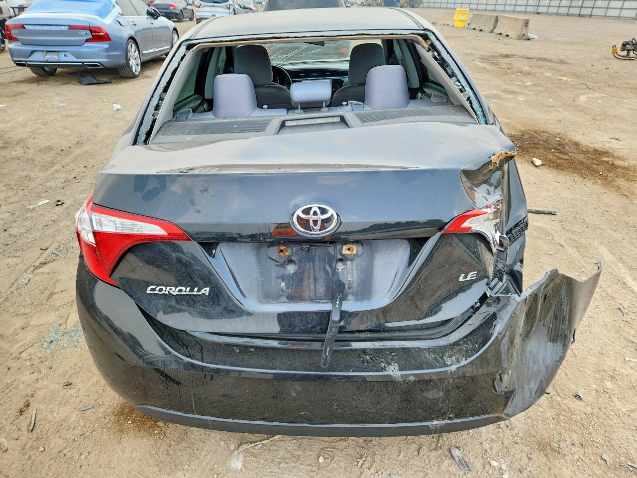 2014 Toyota Corolla Le Plus Black vin: 5YFBURHE1EP090791