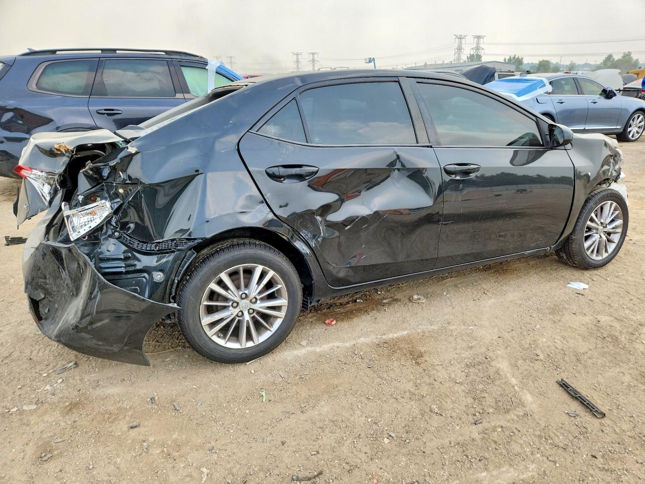 2014 Toyota Corolla Le Plus Black vin: 5YFBURHE1EP090791