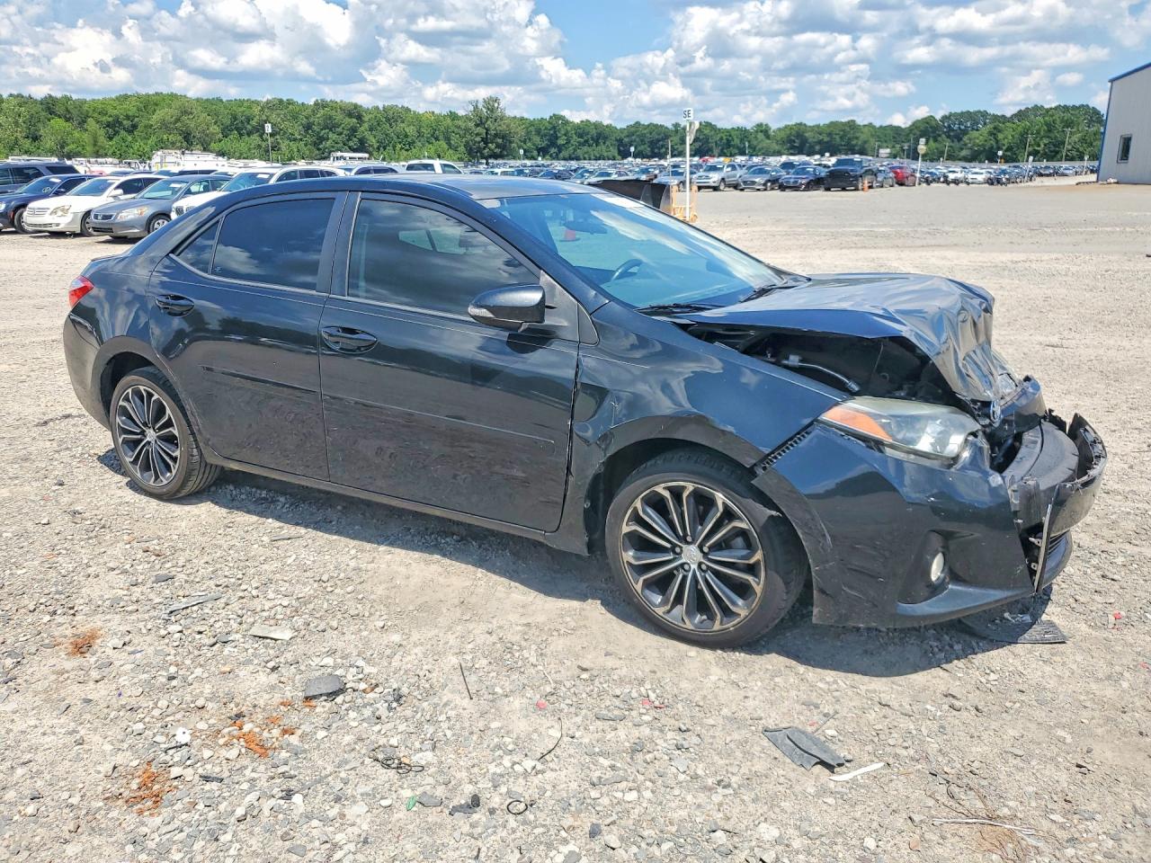 2014 Toyota Corolla S Premium Black vin: 5YFBURHE1EP109372