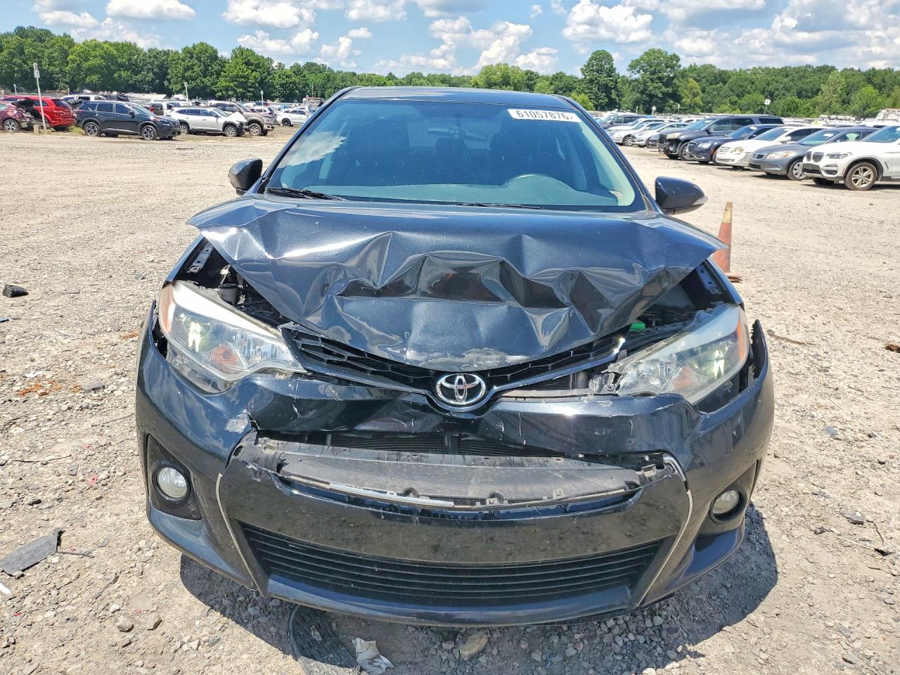 2014 Toyota Corolla S Premium Black vin: 5YFBURHE1EP109372