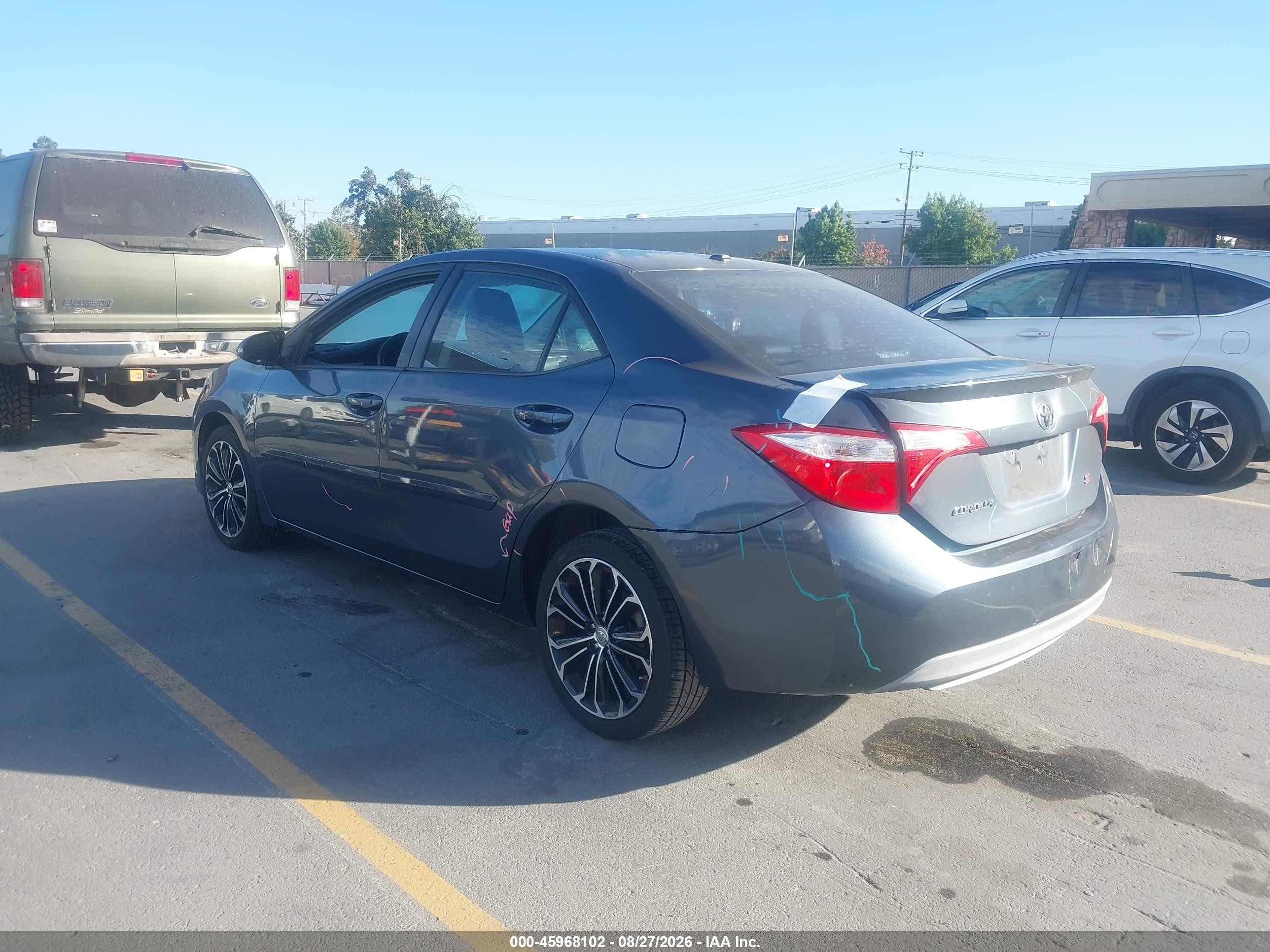 2014 Toyota Corolla S Premium Silver vin: 5YFBURHE1EP111669